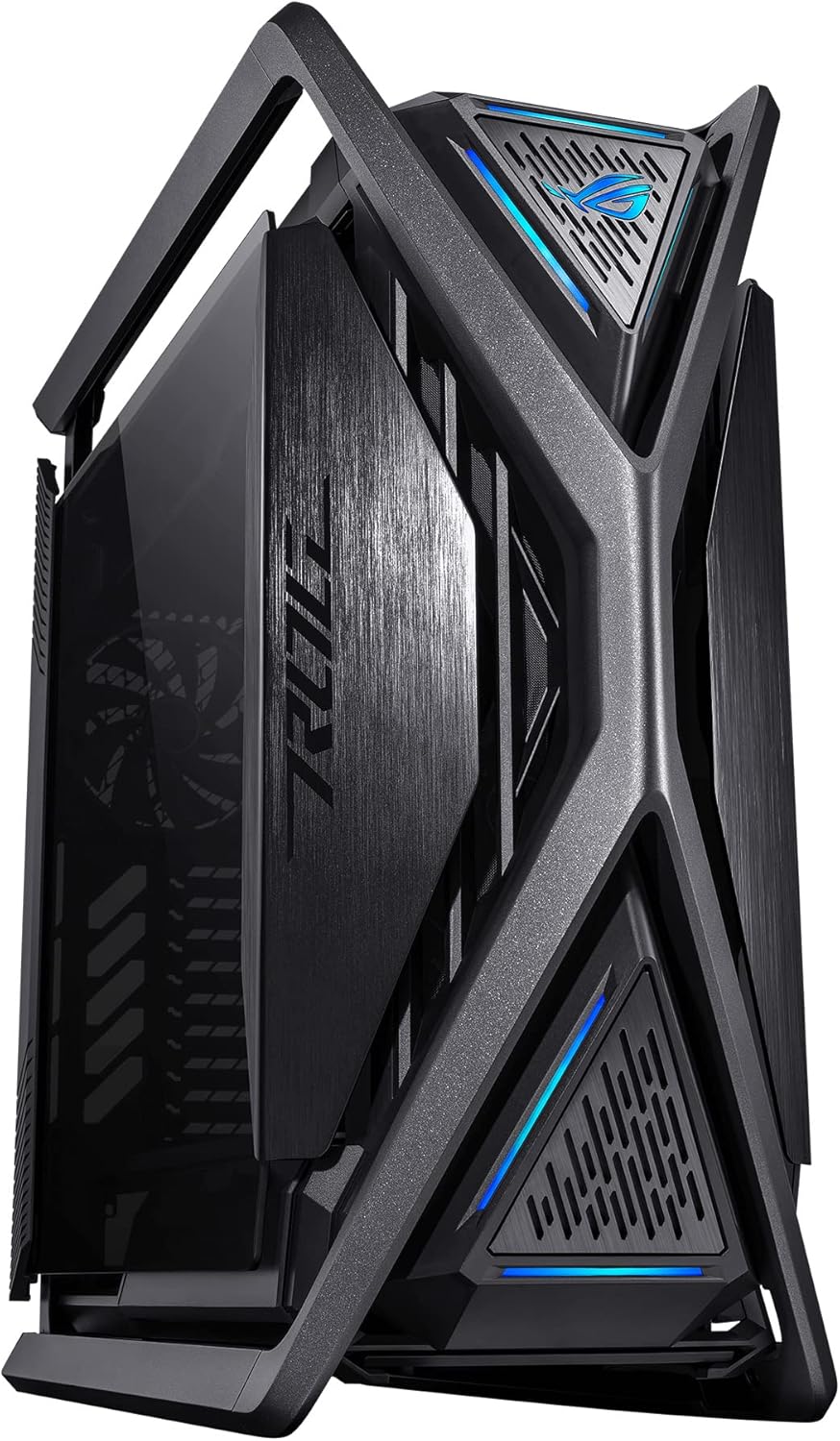 ASUS ROG Hyperion GR701 E-ATX computer case, 420 mm dual radiator support, four 140 mm fans, metal G