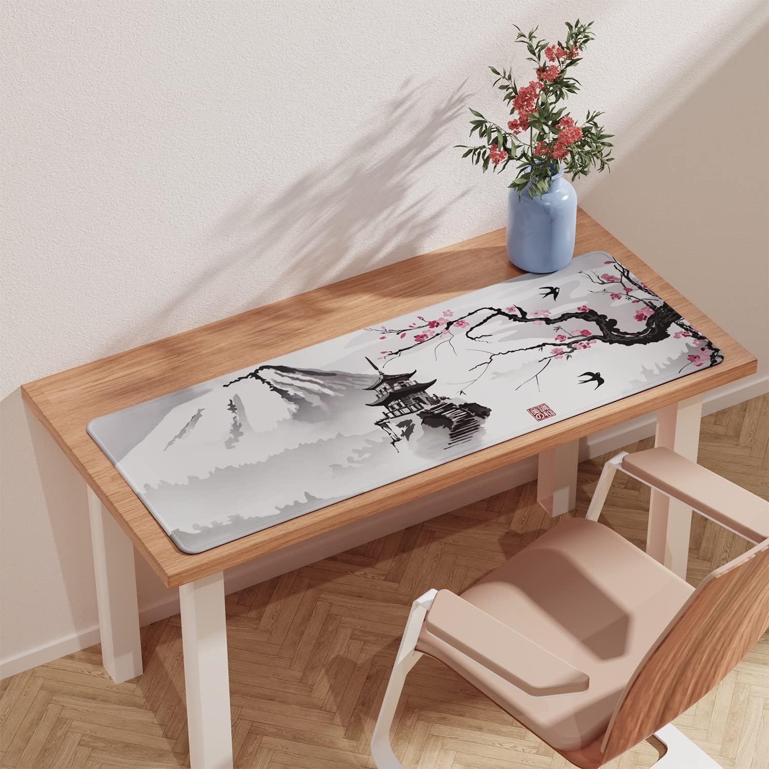 EFISH Japanese Cherry Blossom Extended Mouse Pad