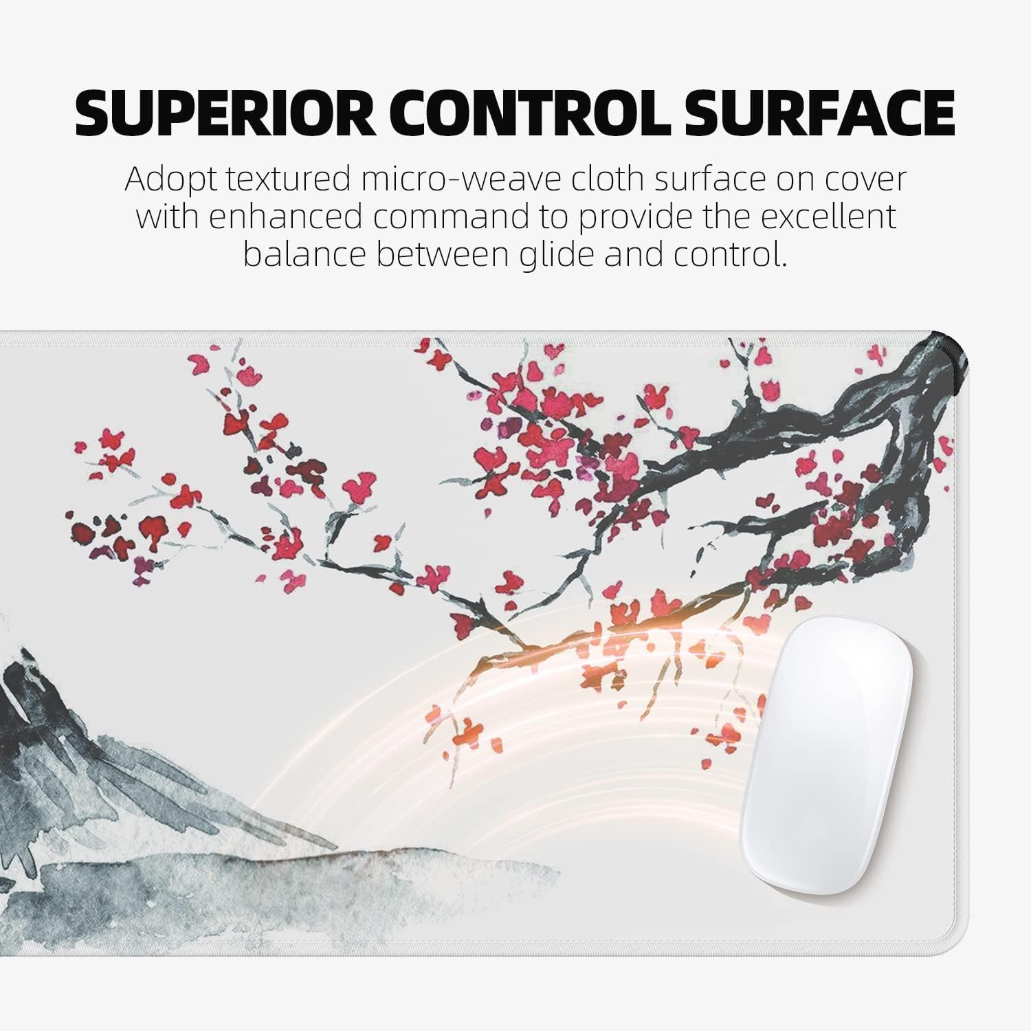 EFISH Japanese Cherry Blossom Large Mouse Mat