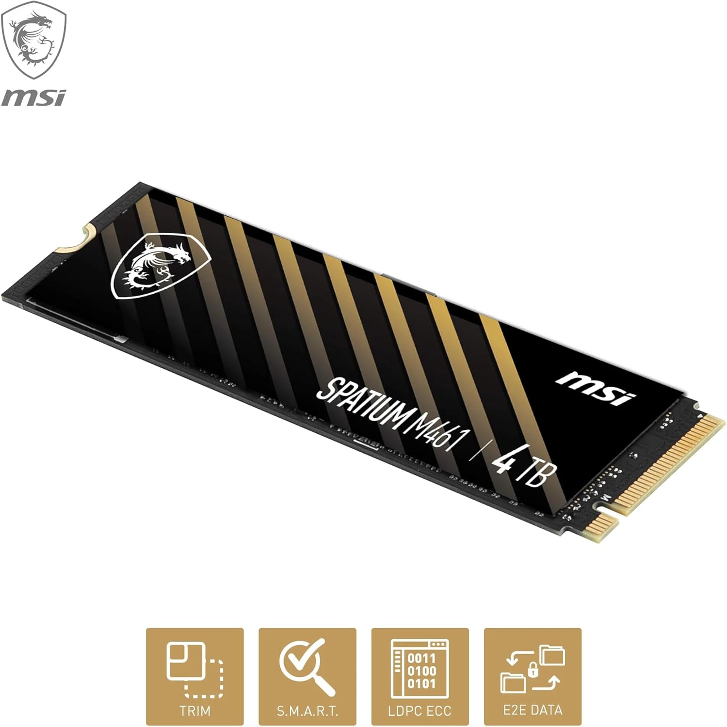 MSI SPATIUM M461 PCIe 4TB NVMe SSD