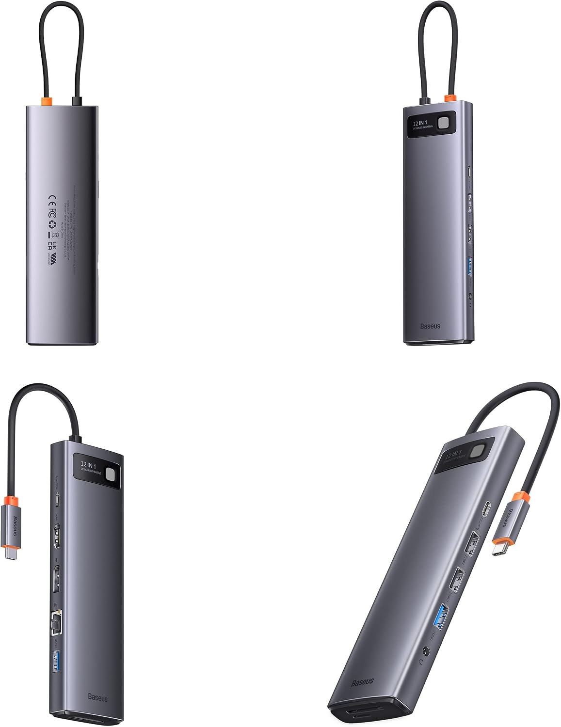 Baseus 12-in-1 USB-C Hub with 100W Power