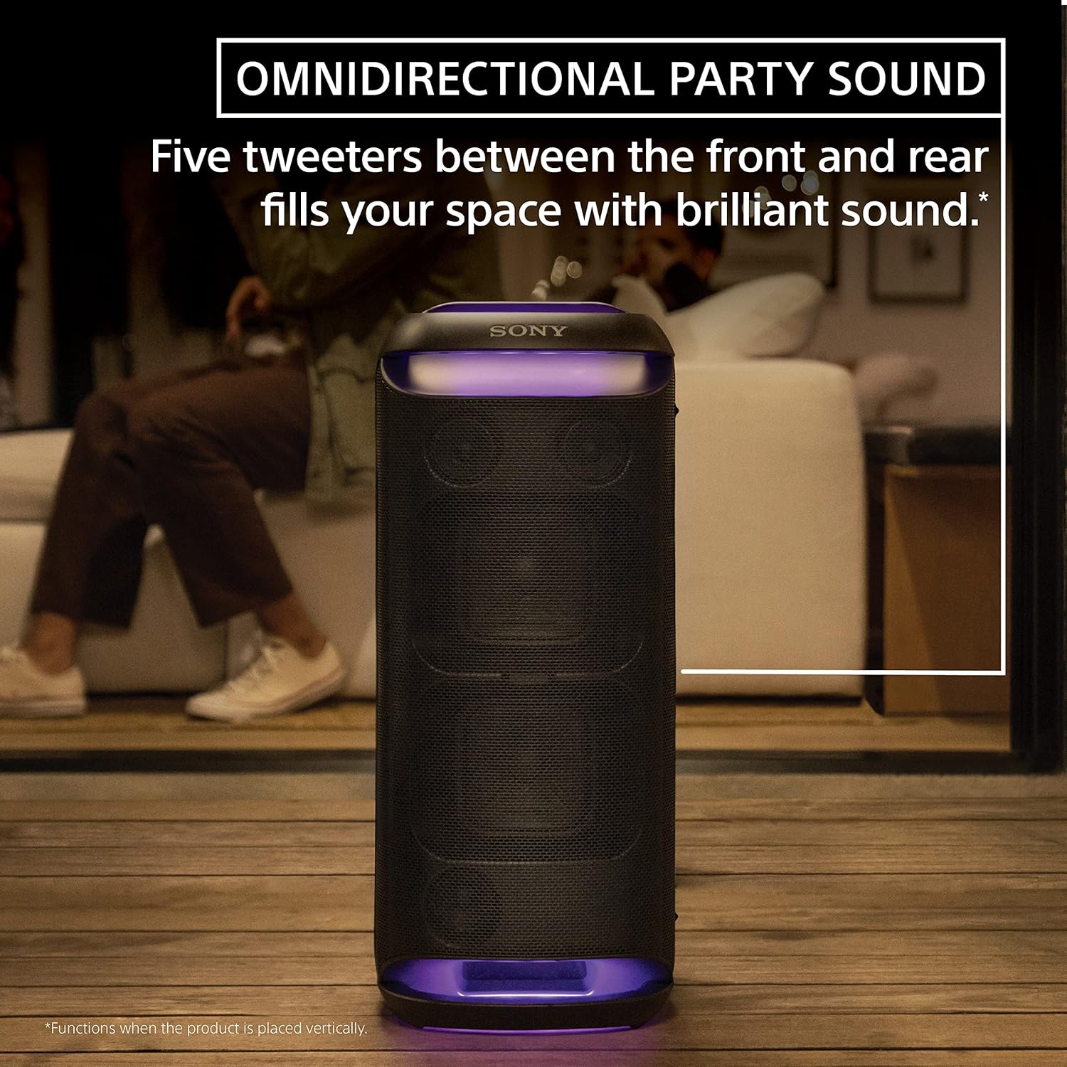 Sony SRS-XV800 X-Series Wireless Portable Bluetooth Karaoke Party Speaker IPX4 Splash-Resistant with