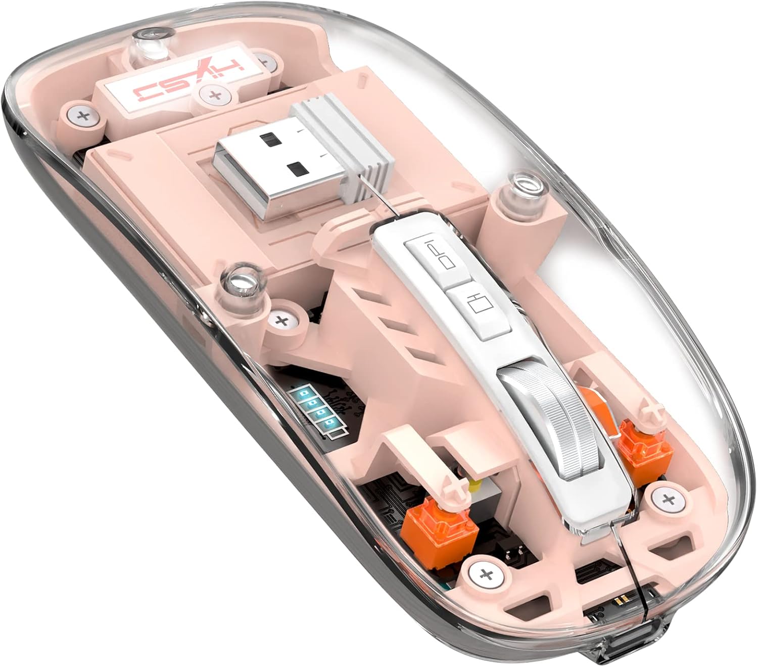 A.JAZZ Wireless Bluetooth 5.1 Mini Mouse