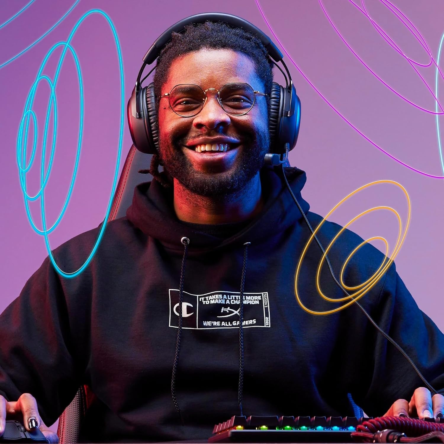 HyperX Cloud III – Wired Gaming Headset, PC, PS5, Xbox Series X S, Angled 53mm Drivers, DTS, Memory