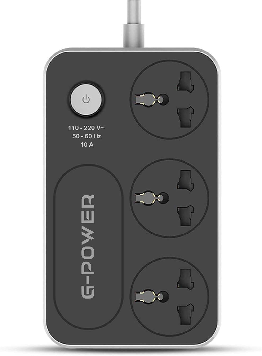 G-Power WS344 3-Outlet Power Strip Surge Protector