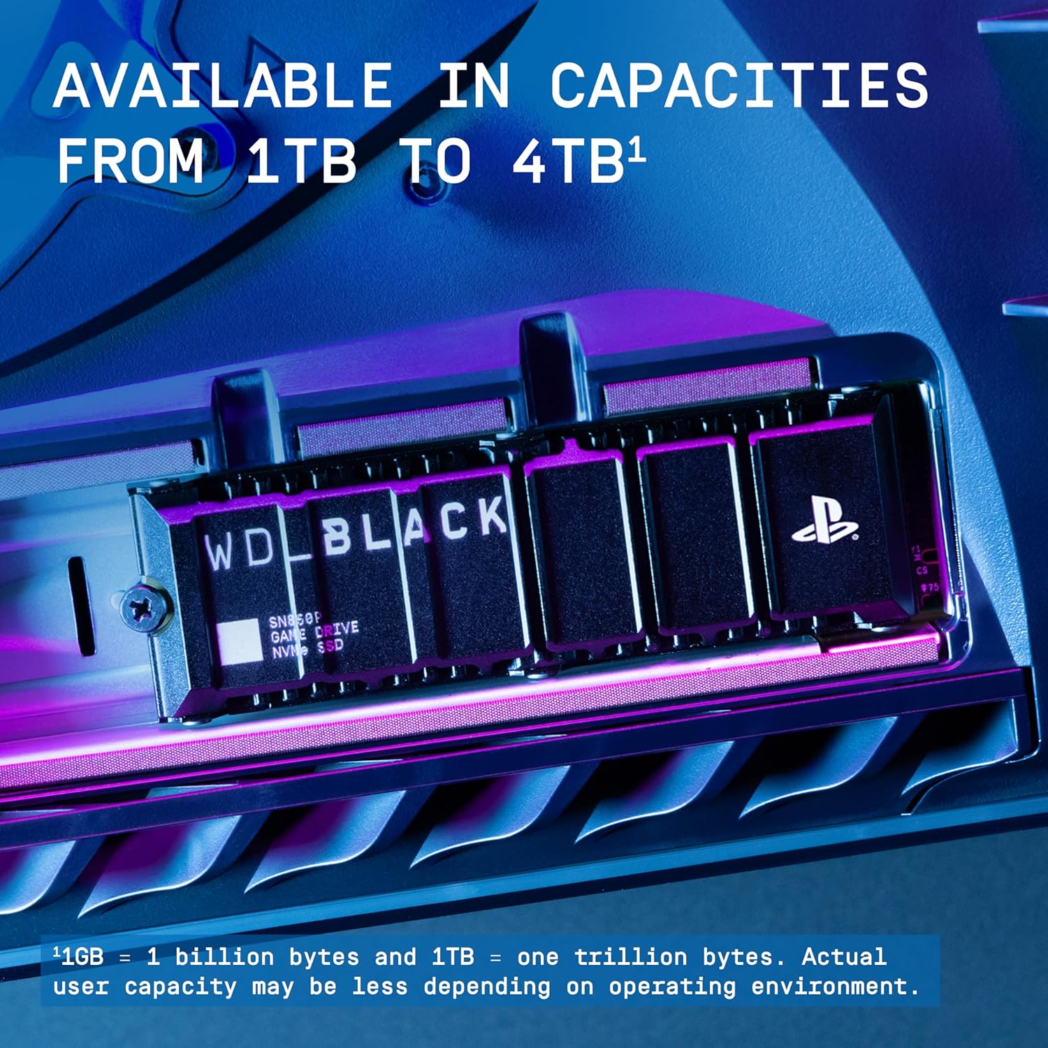WD Black SN850P NVMe SSD 4TB for PS5