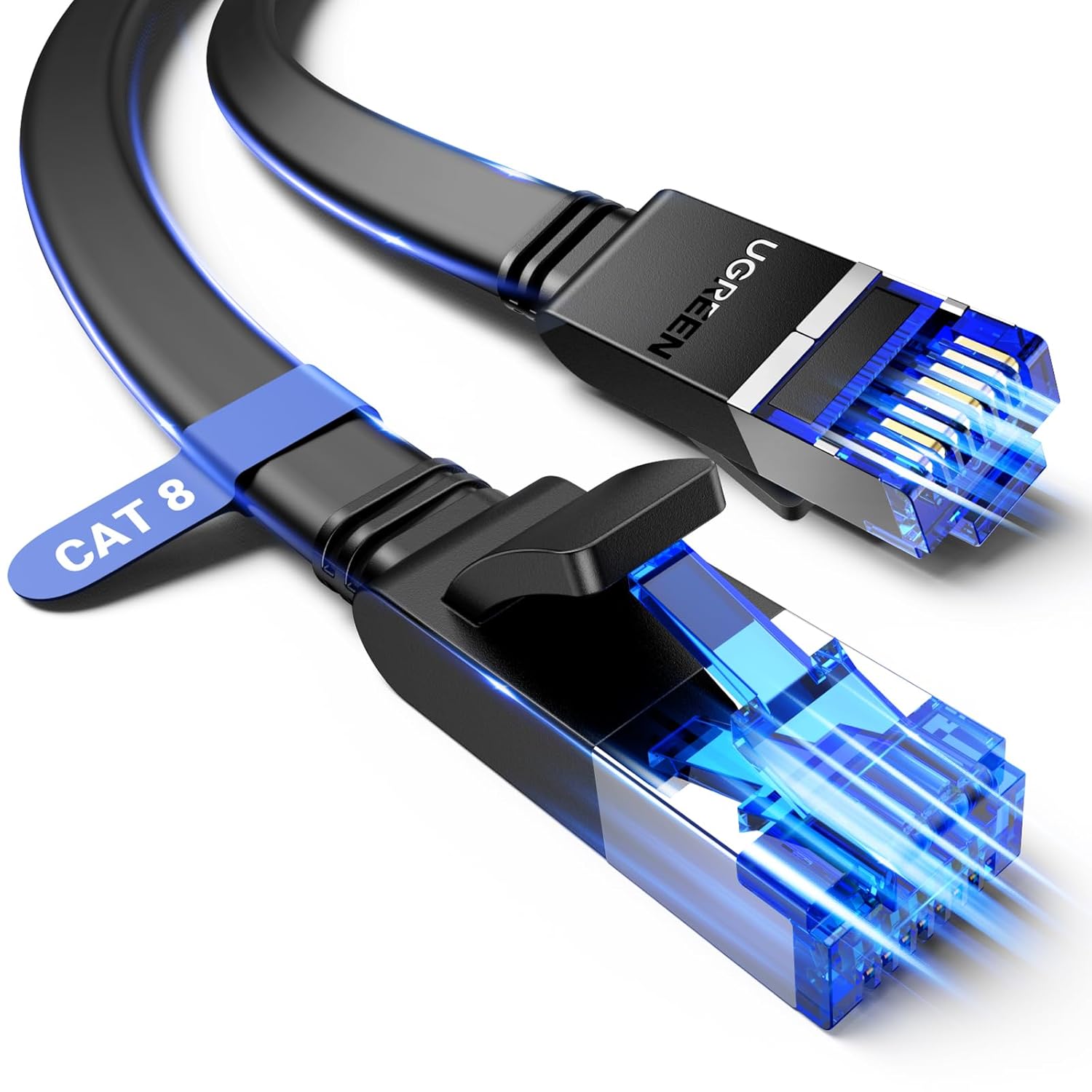 UGREEN Ethernet Cable 3M Cat 8 Gigabit Network Cable High-Speed 40Gbps 2000MHz RJ45 Internet Cable F