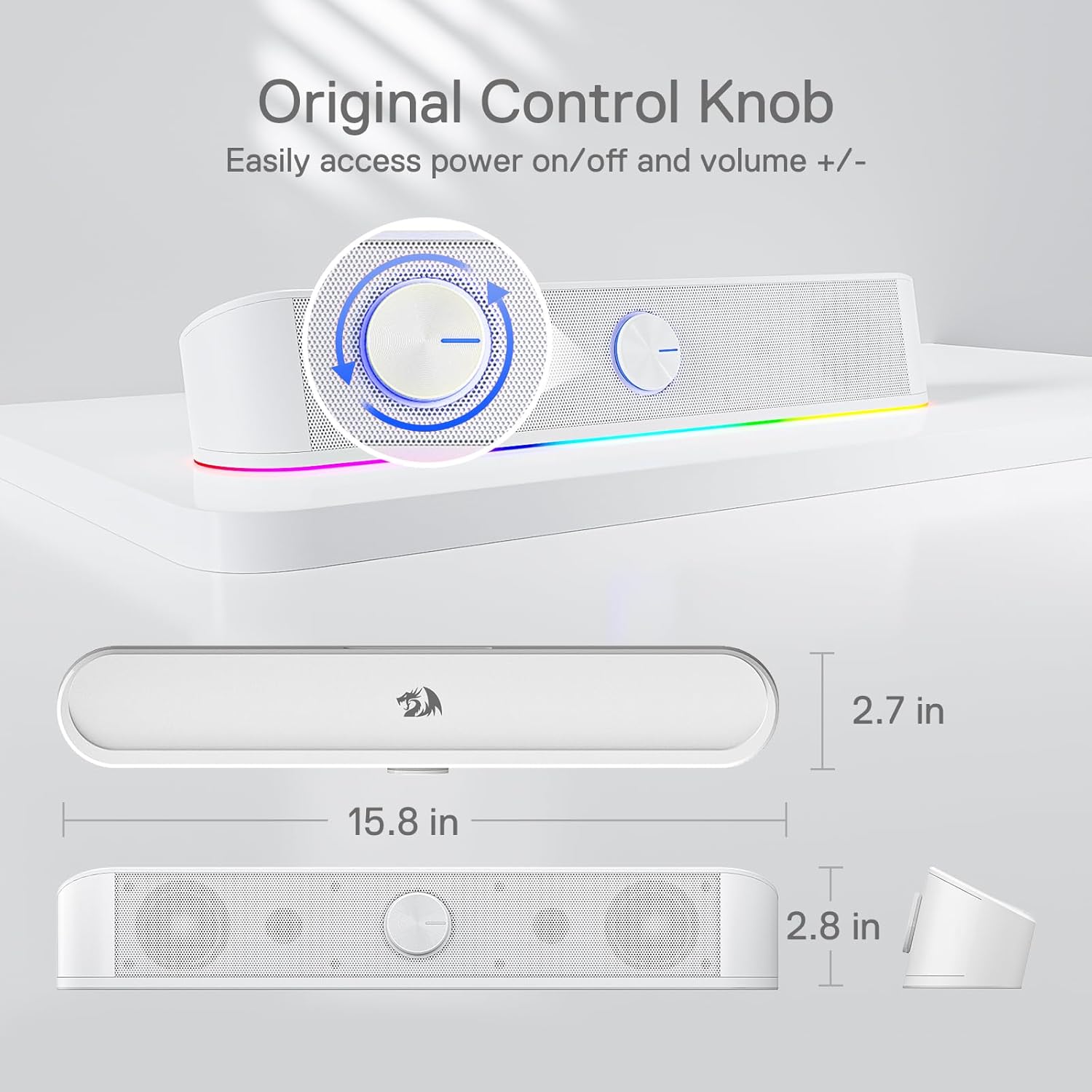 Redragon GS560 RGB Desktop Soundbar
