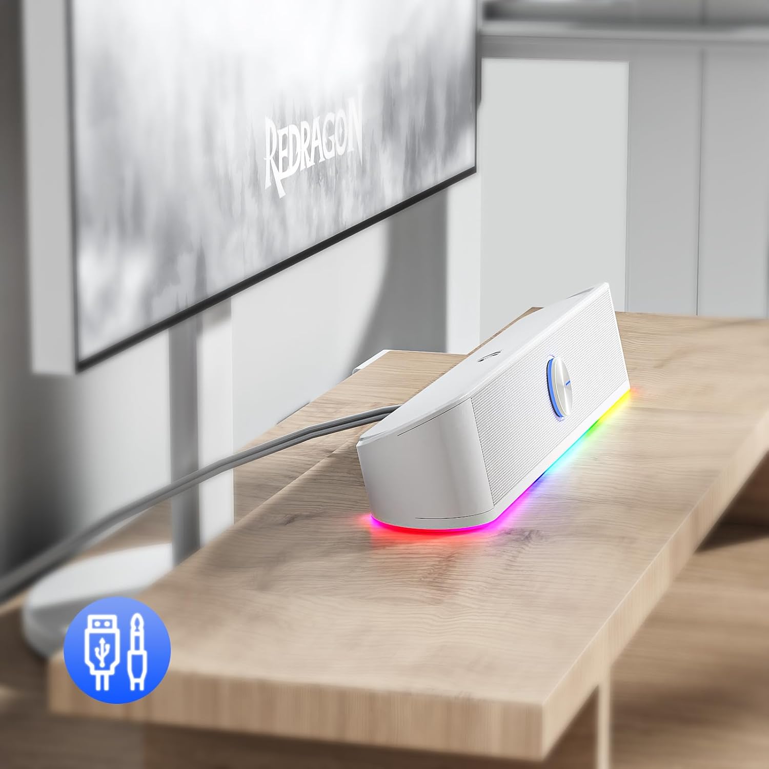 Redragon GS560 RGB Desktop Soundbar