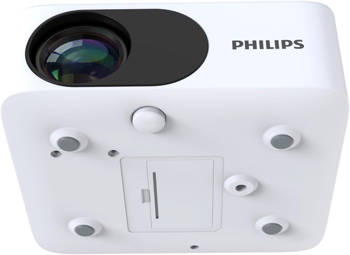 Philips NeoPix 111, True HD 720p Mini Projector with Built-in Dual Band Wi-Fi Screen Duplication