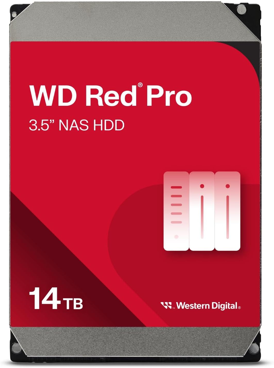 Western Digital WD Red Pro 14TB NAS Hard Drive - Optimized for 24/7 High-Performance Multi-User Envi