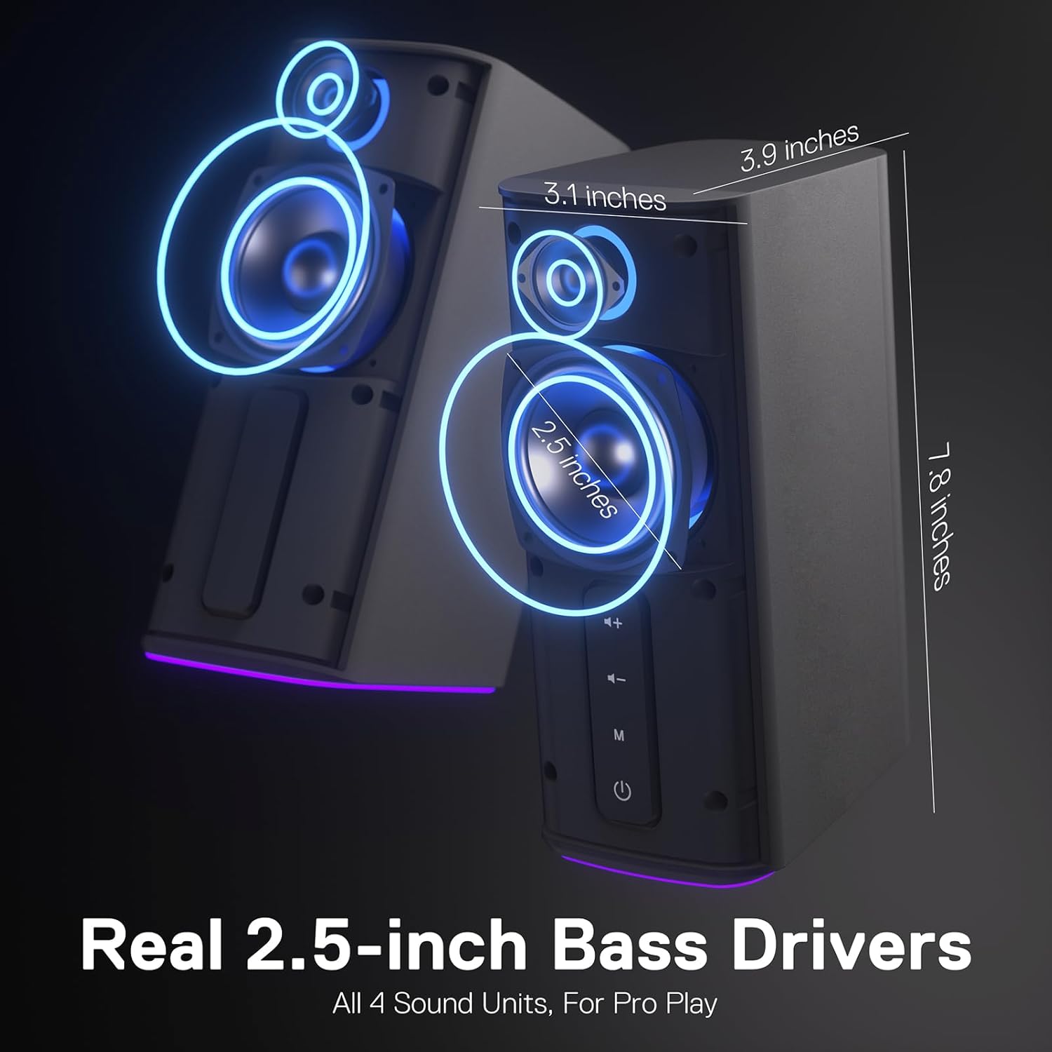Redragon GS814 RGB Bluetooth Speakers