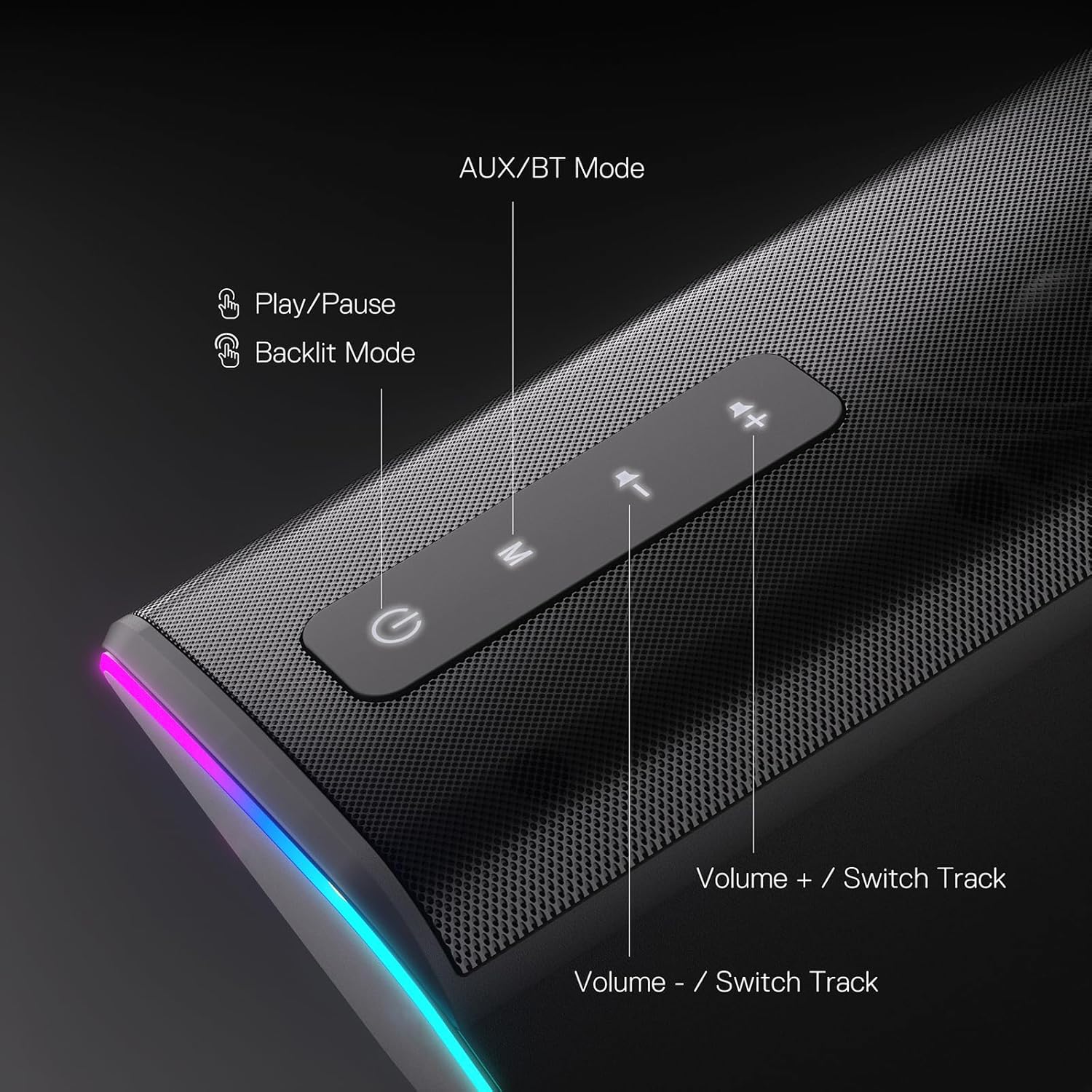 Redragon GS814 RGB Bluetooth Speakers