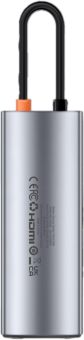 Baseus 7-in-1 USB-C to HDMI 4K Hub Grey