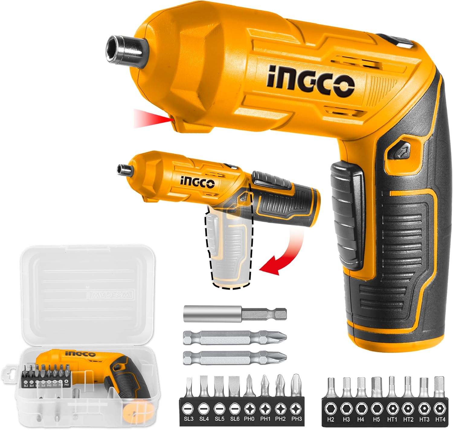 INGCO 4V Cordless Electric Screwdriver