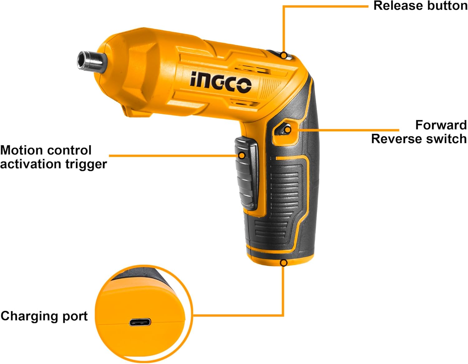 INGCO 4V Cordless Electric Screwdriver
