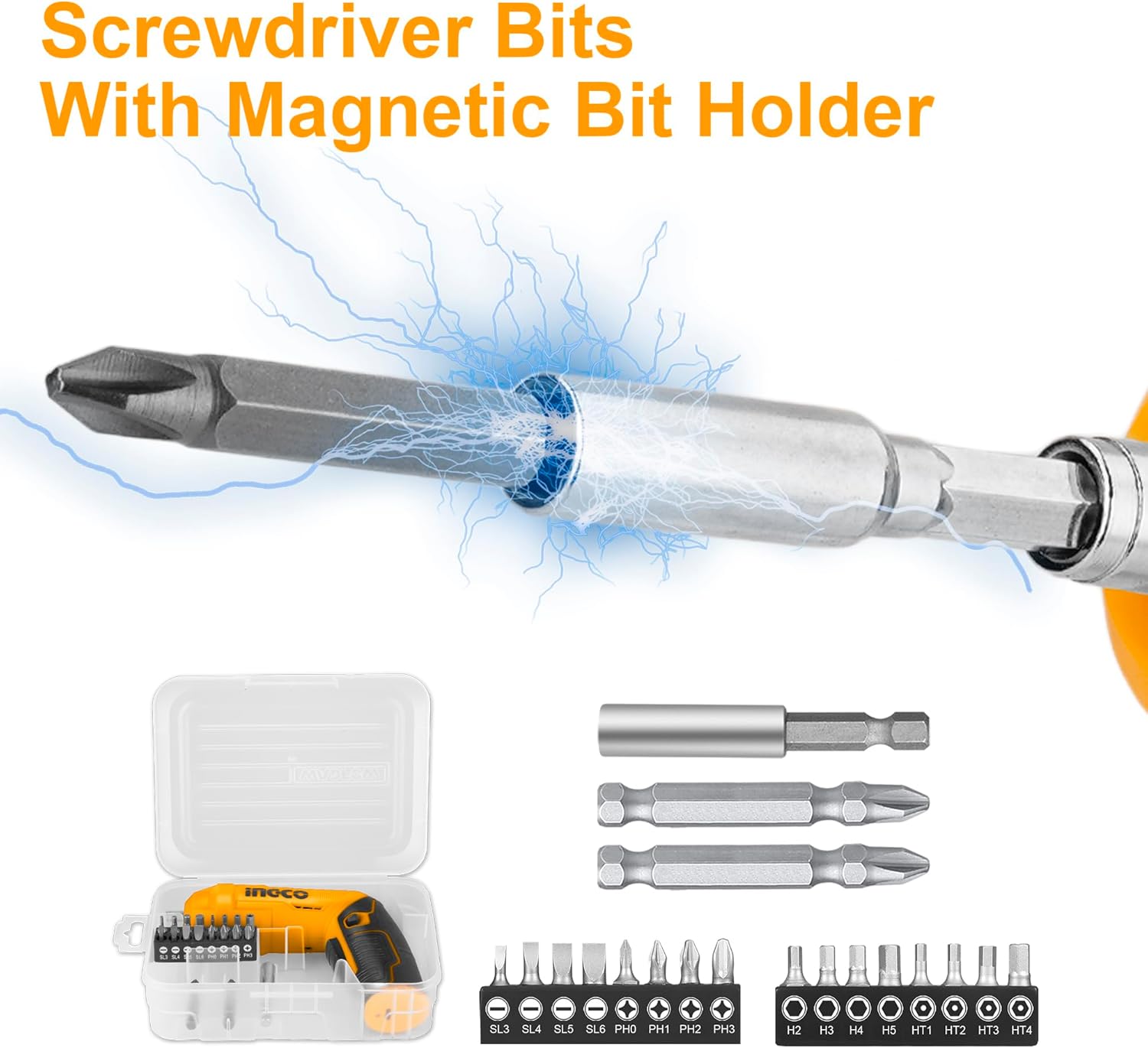 INGCO 4V Cordless Electric Screwdriver