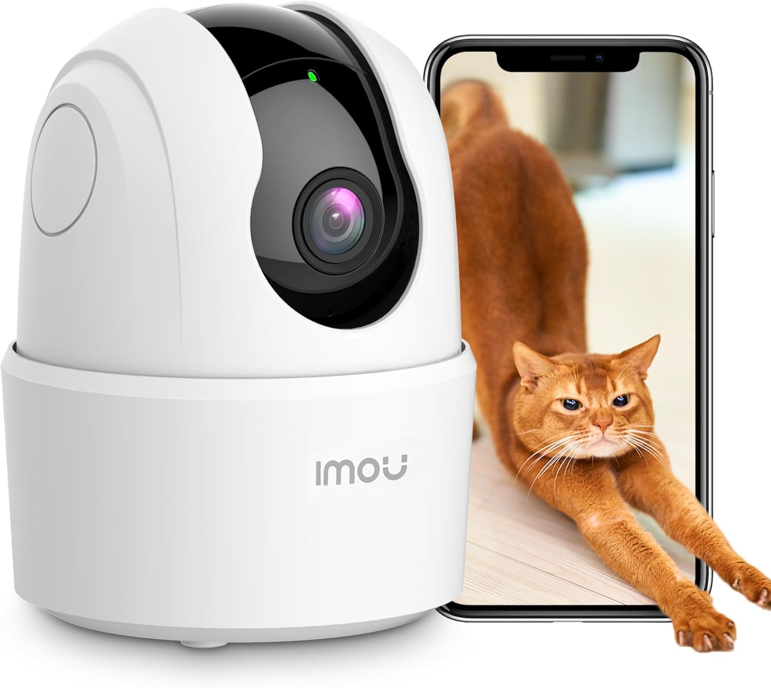 Imou Ranger 2C 2K Home Security Camera 360° Indoor Wi-Fi Surveillance Camera With AI Human Detection Motion Tracking Two-Way Talk IR Night Vision & Siren For Baby Pet