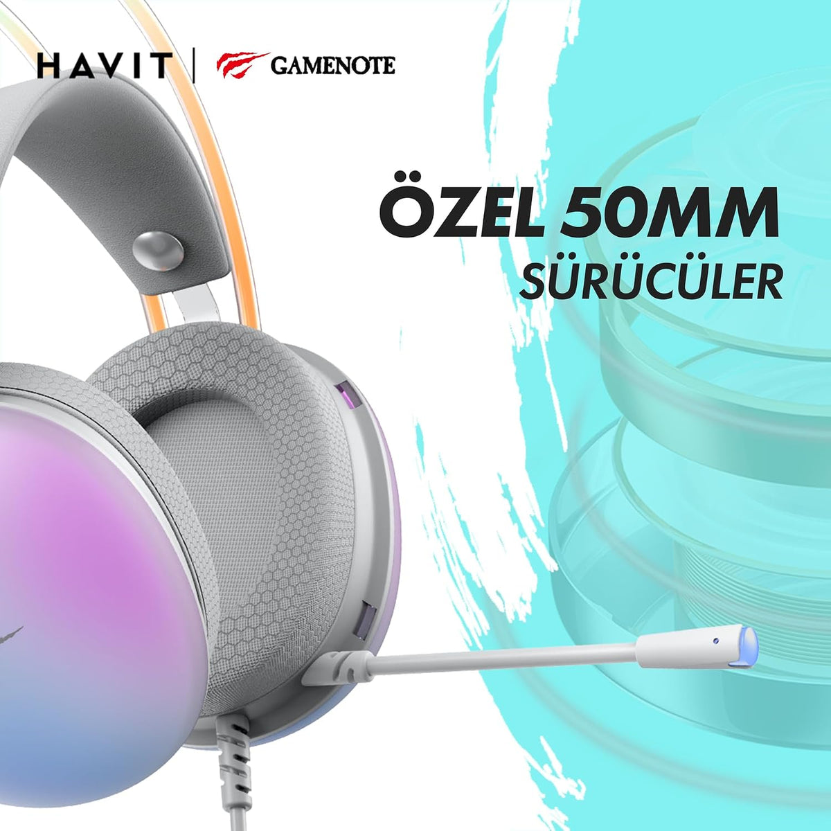 Havit H2037D RGB Gaming Headset with Microphone