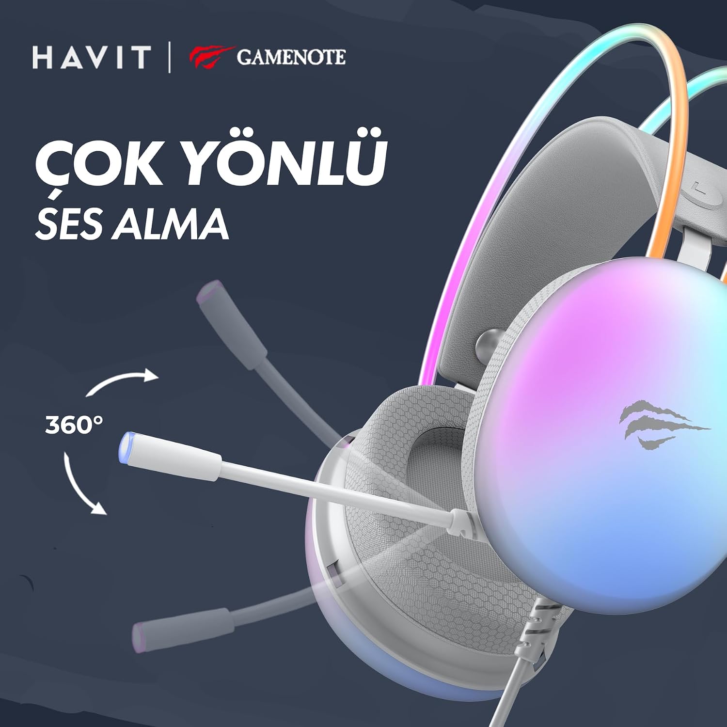 Havit H2037D RGB Gaming Headset with Microphone