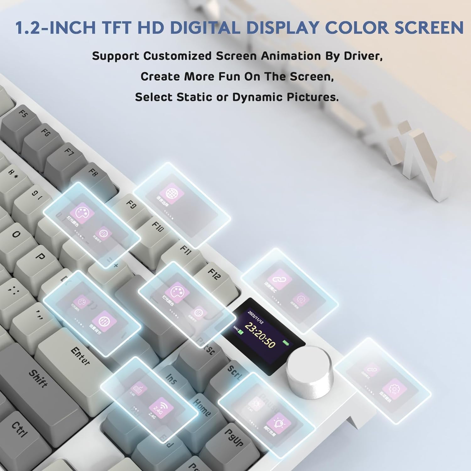 ATTACK SHARK RK86 RGB Wireless Mechanical Keyboard