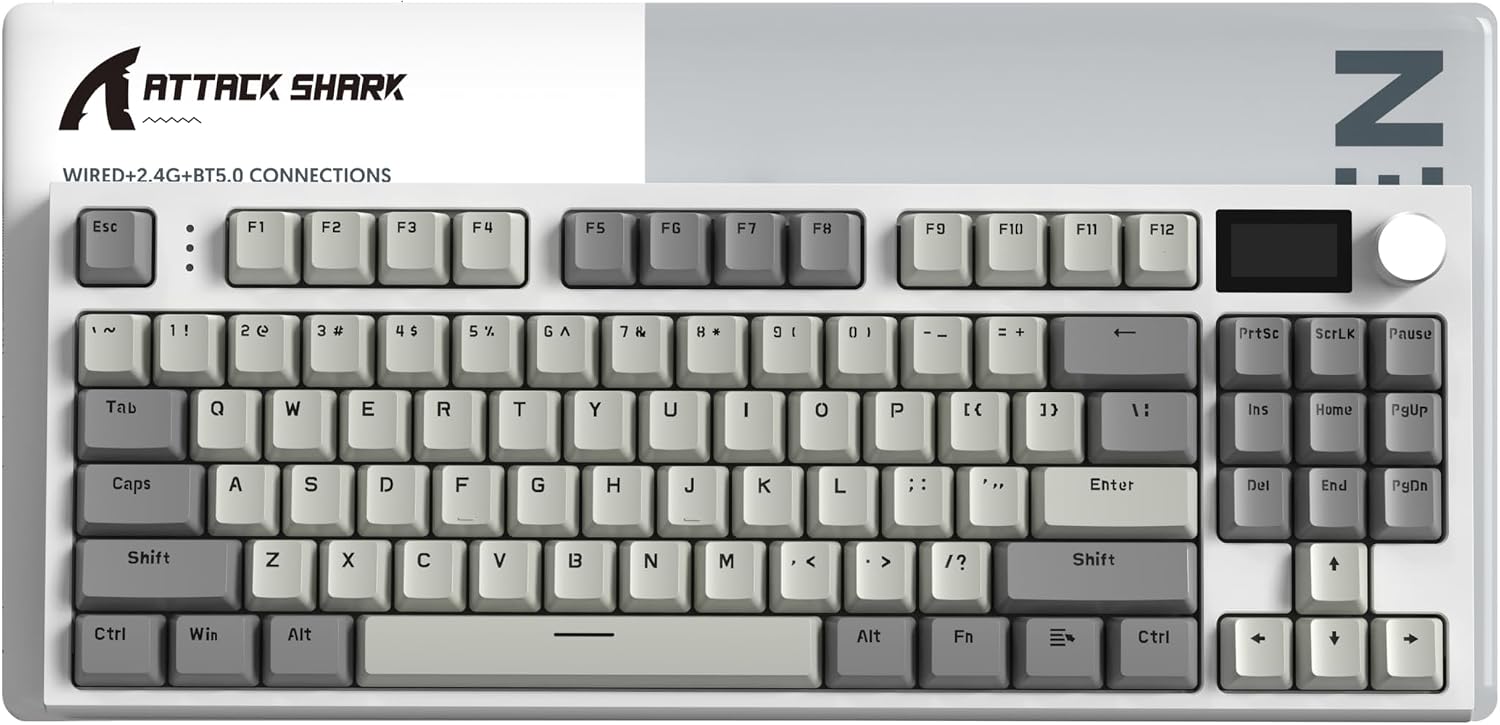 ATTACK SHARK RK86 RGB Wireless Mechanical Keyboard