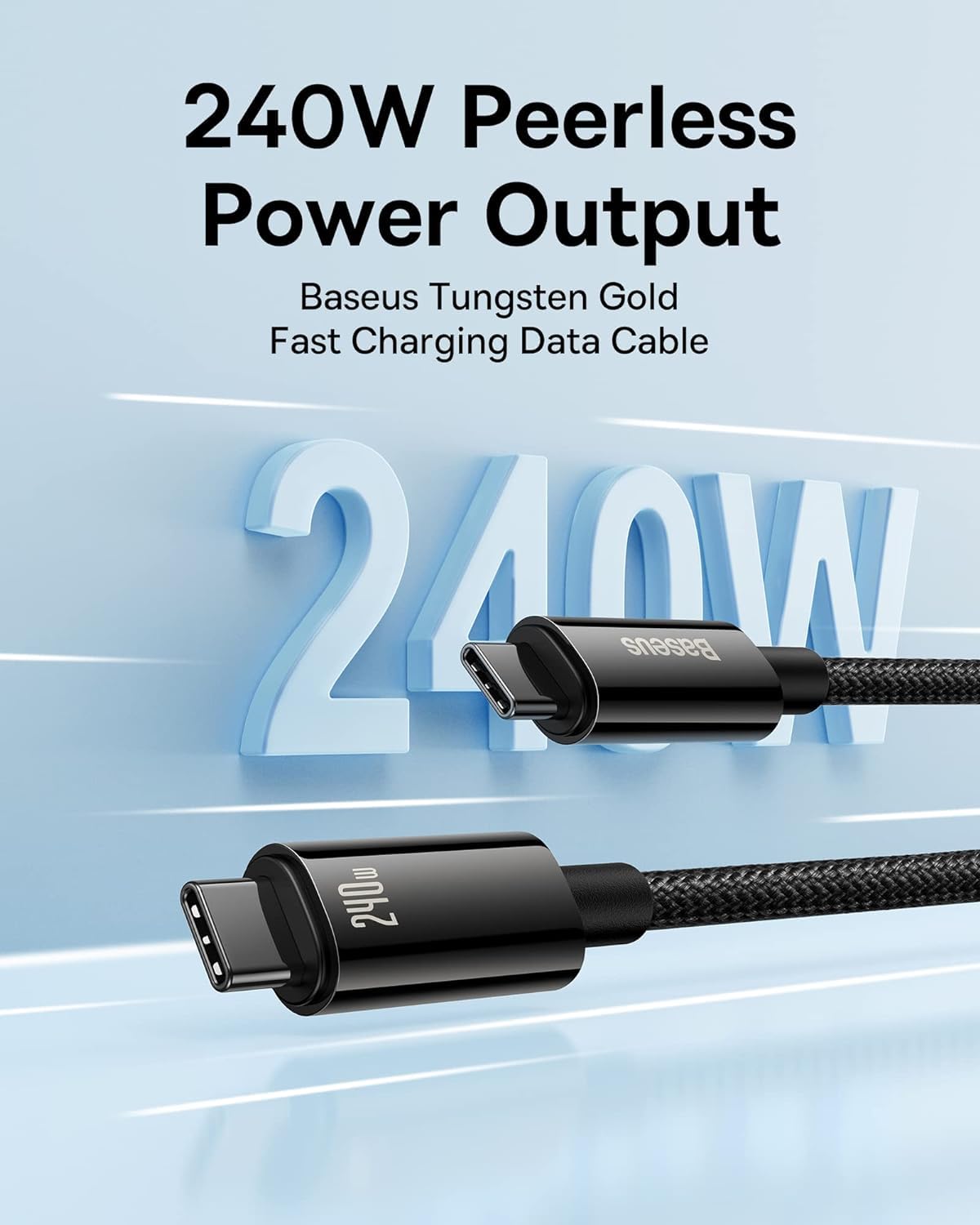 Baseus 240W USB-C to USB-C Fast Charging Cable