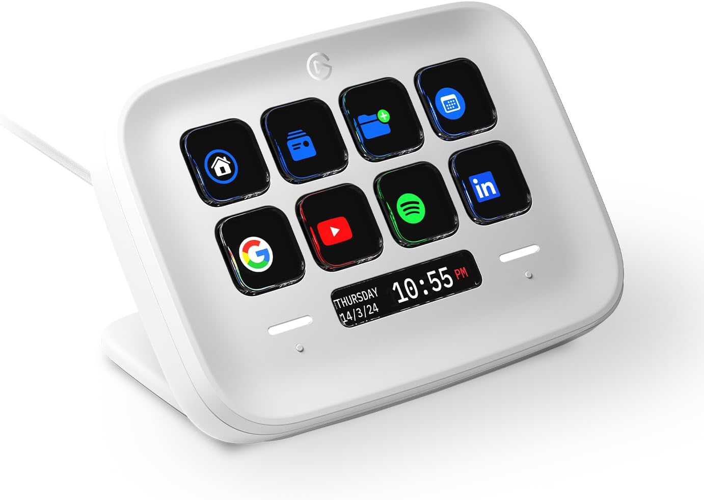 Elgato Stream Deck Neo – 8 Customisable Keys, 2 Touch Points, Speed Through Tasks & Workflows - Cont
