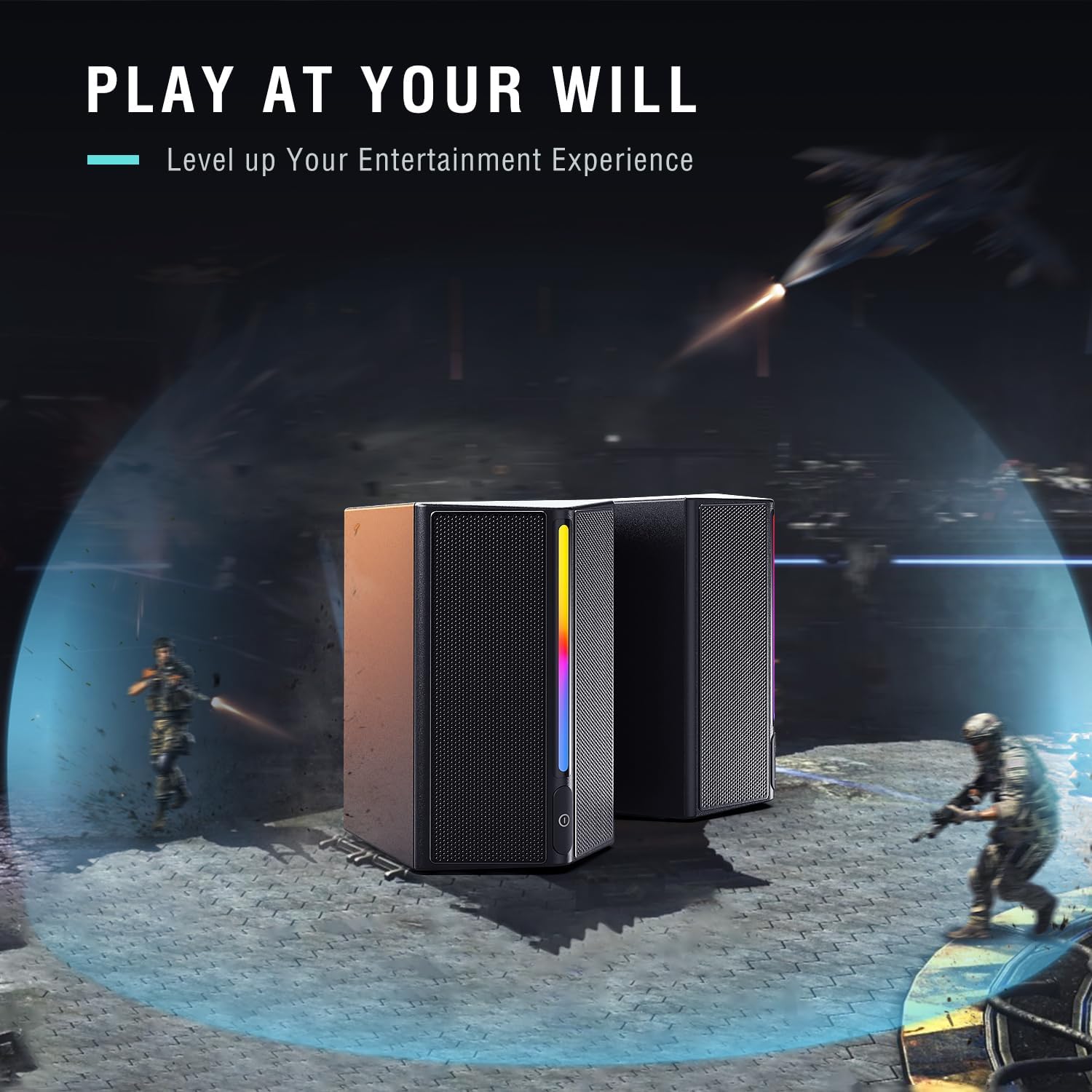FIFINE A20 RGB Computer Speakers