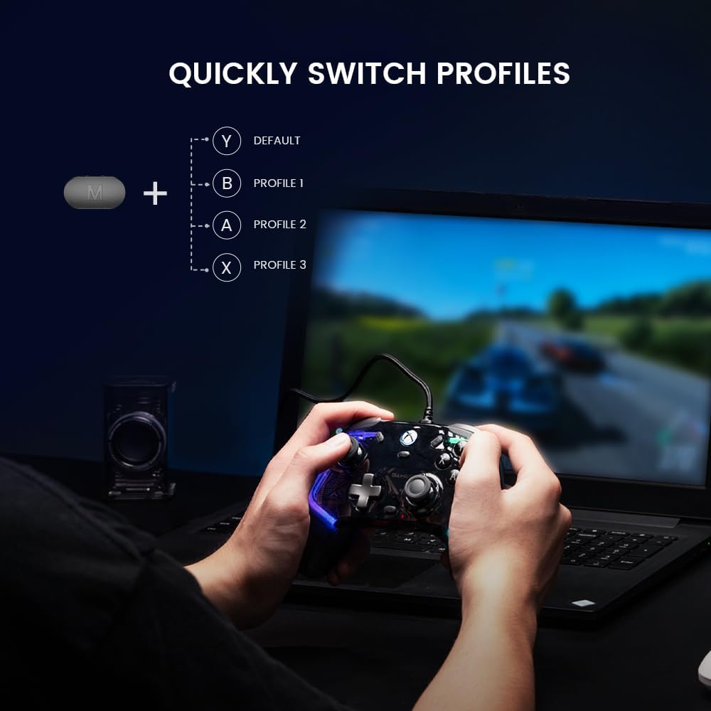 GameSir Kaleid Wired Controller for Xbox Series X S, Xbox One,Windows 10/11 & Steam, Plug and Play G