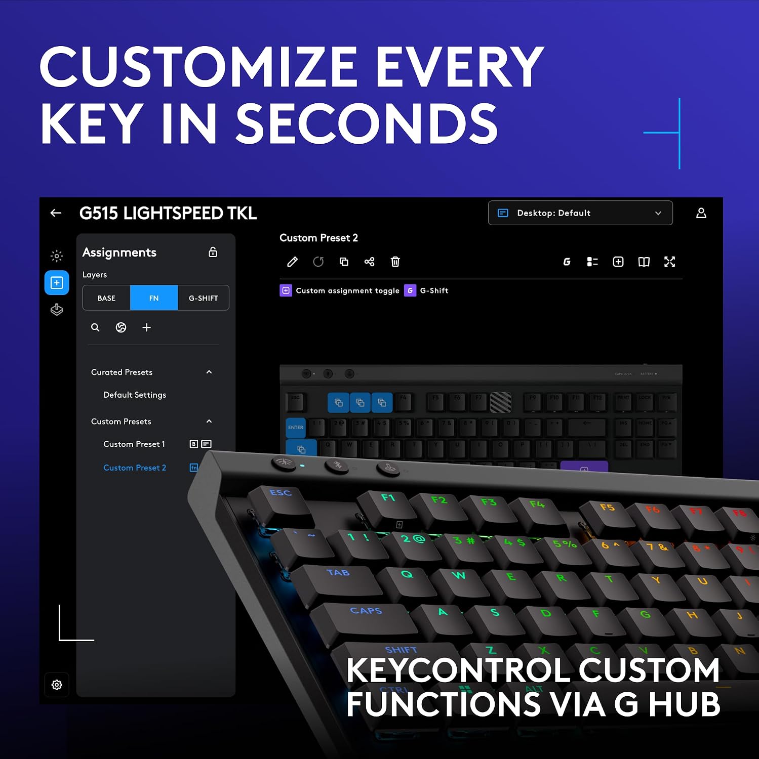 Logitech G515 TKL Wireless Gaming Keyboard – AHW Store