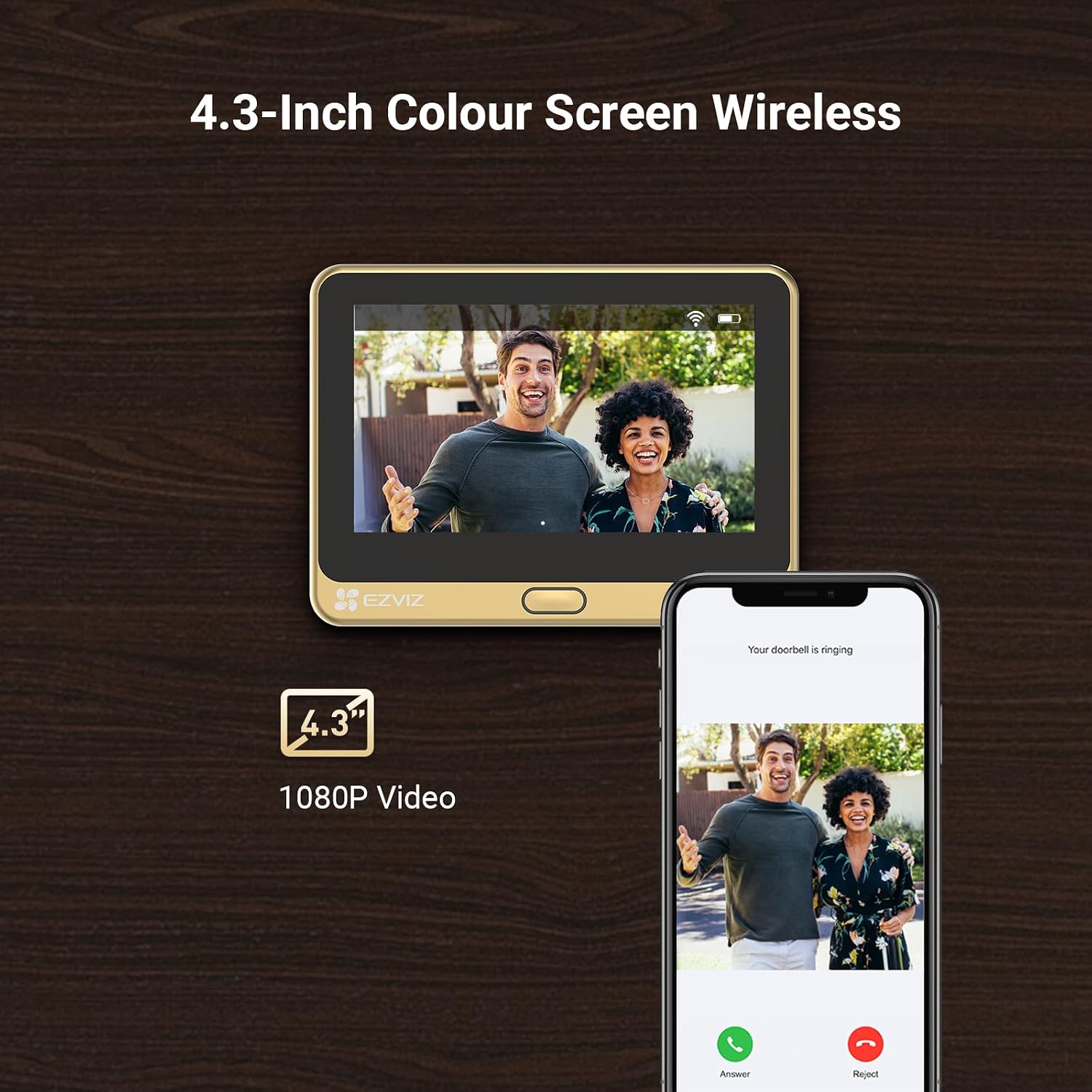 EZVIZ DP2C Video Door Viewer 2MP Wi-Fi