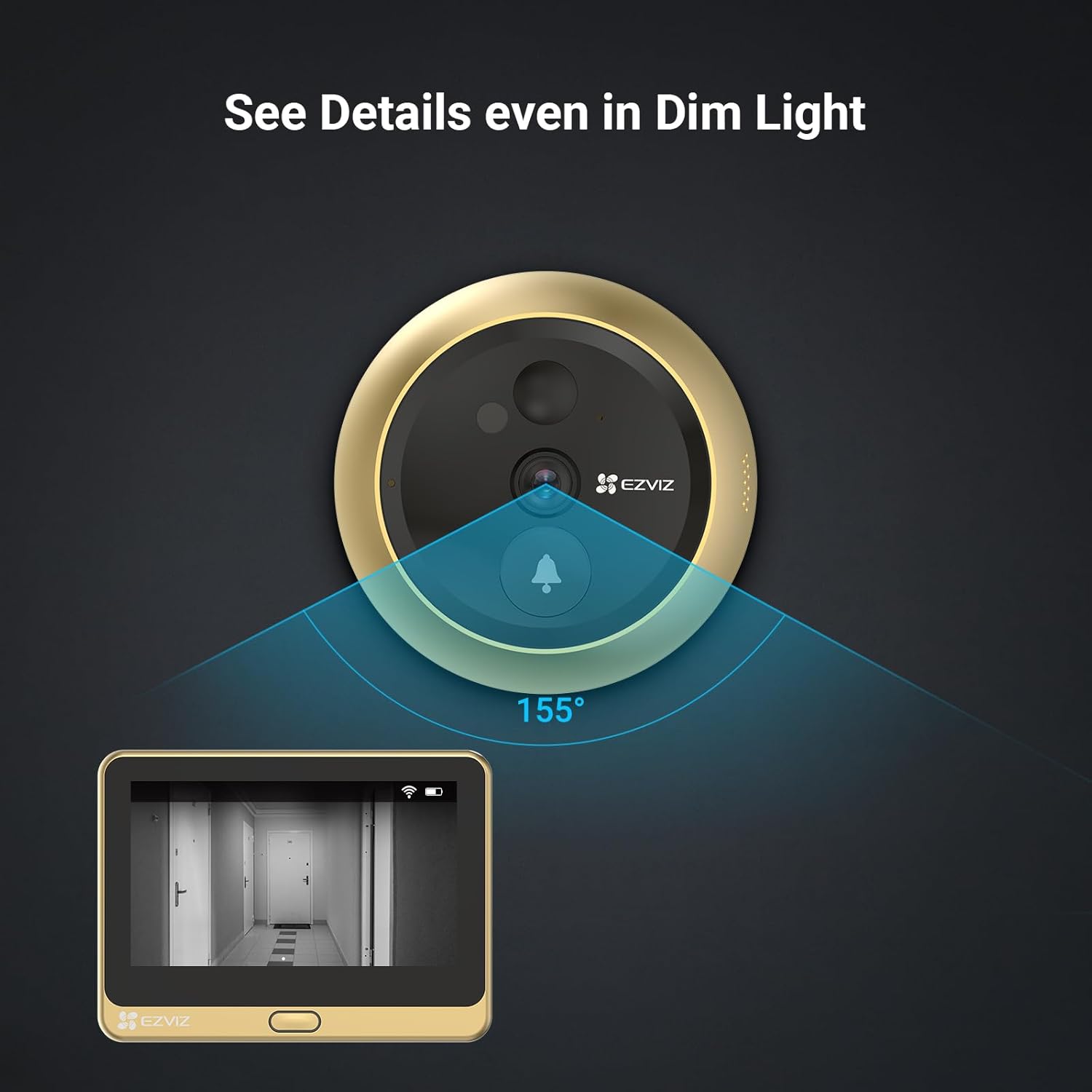 EZVIZ DP2C Video Door Viewer 2MP Wi-Fi