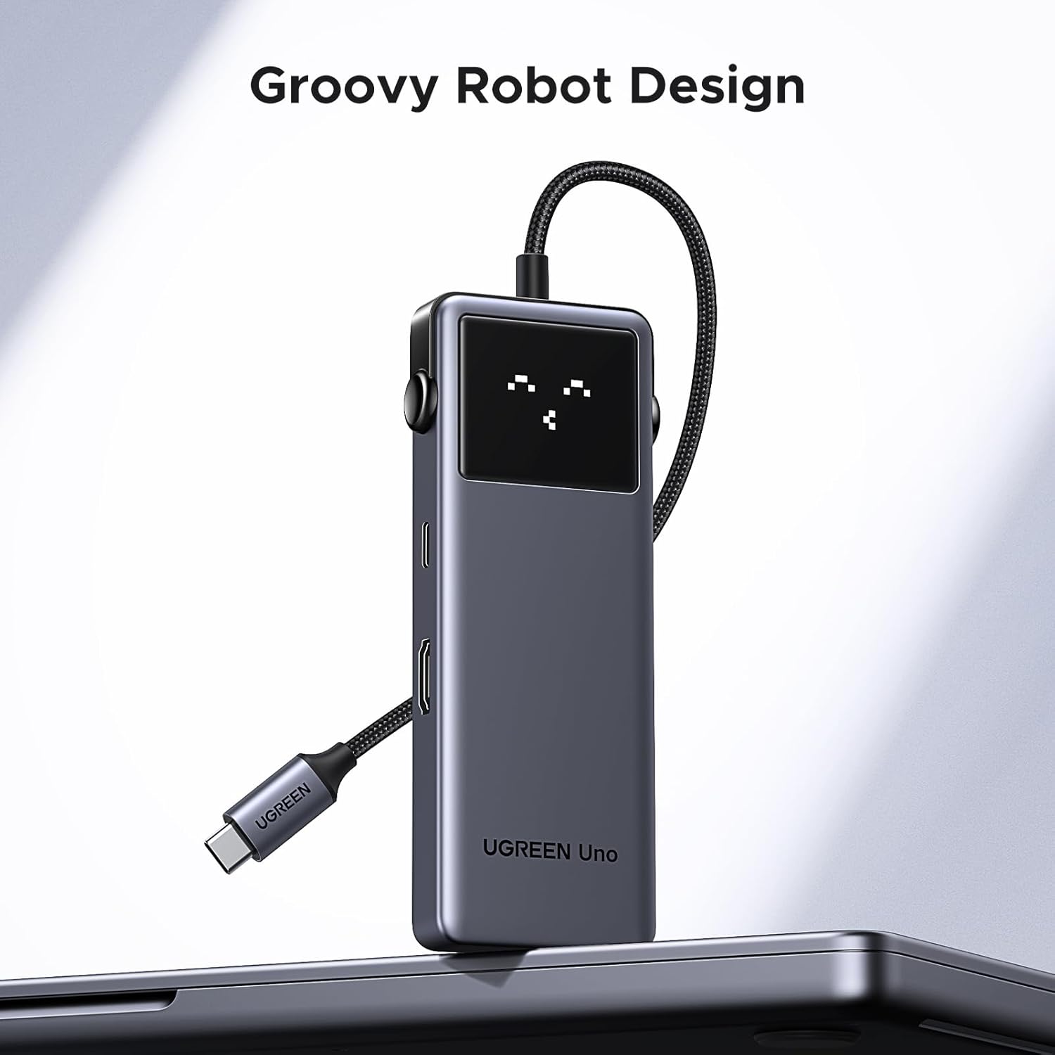 UGREEN Uno USB C Hub with 4K@60Hz HDMI plus 100W PD Charging and 10Gbps USB 3.2 Data Transfer Splitter Multiport Expander Docking Station Adapter for Laptop MacBook Pro Air