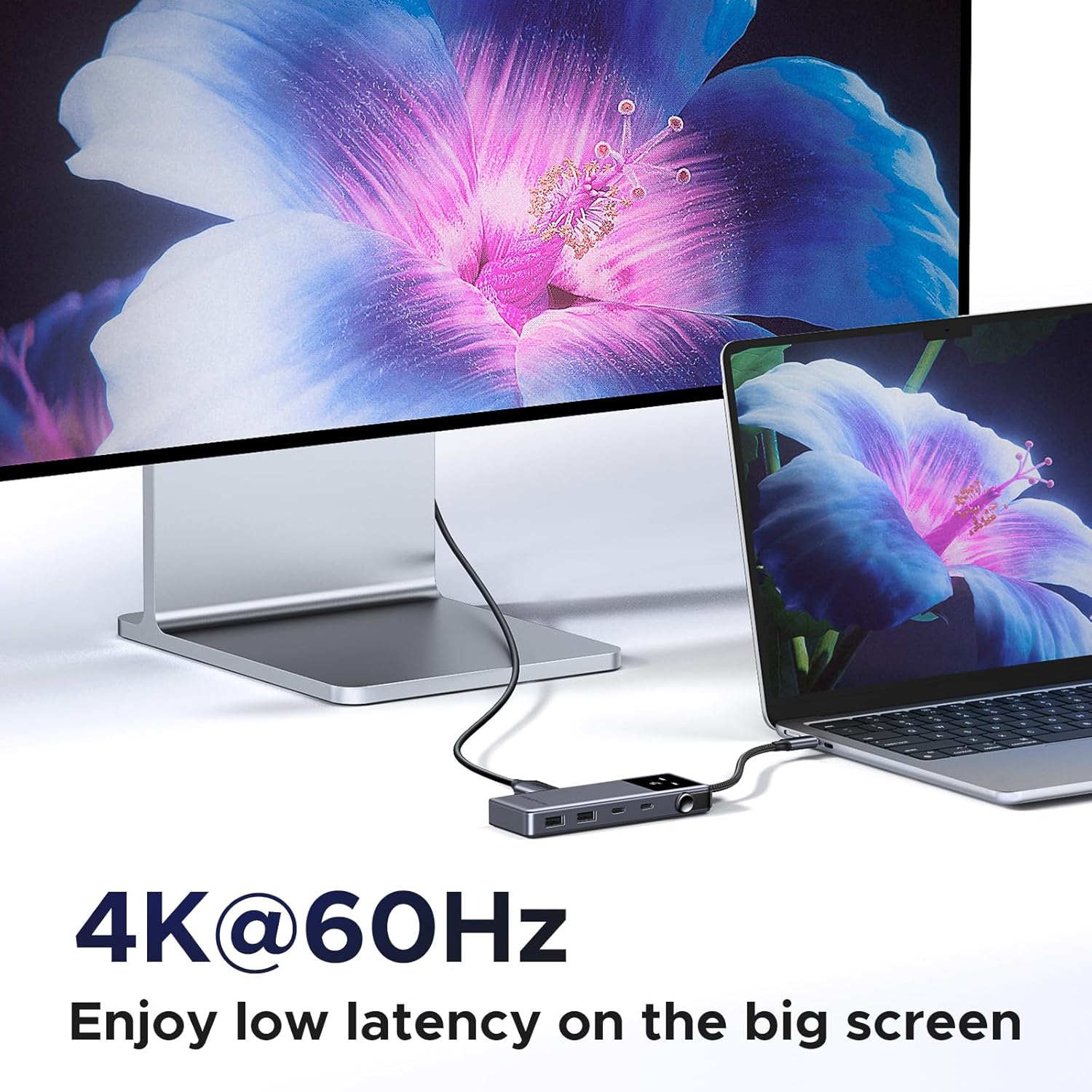 UGREEN Uno USB C Hub with 4K@60Hz HDMI plus 100W PD Charging and 10Gbps USB 3.2 Data Transfer Splitter Multiport Expander Docking Station Adapter for Laptop MacBook Pro Air