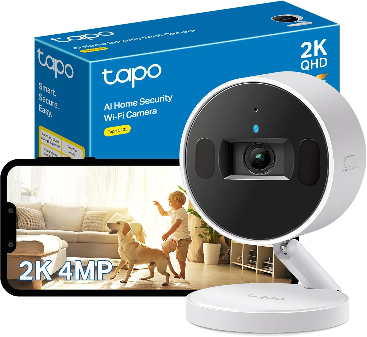 Tapo AI Home Security Wi-Fi Camera C125