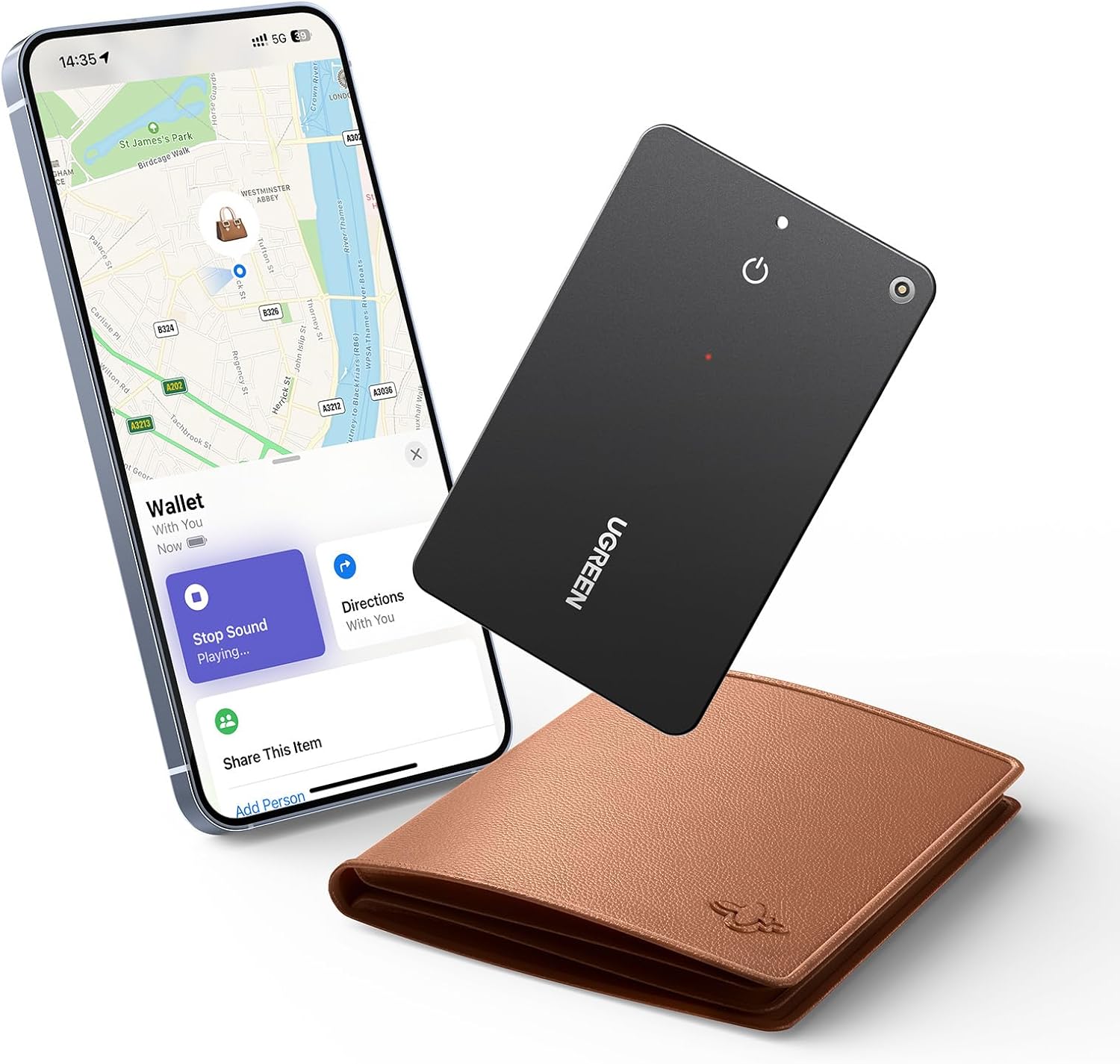 UGREEN Finder Slim Bluetooth Tracker
