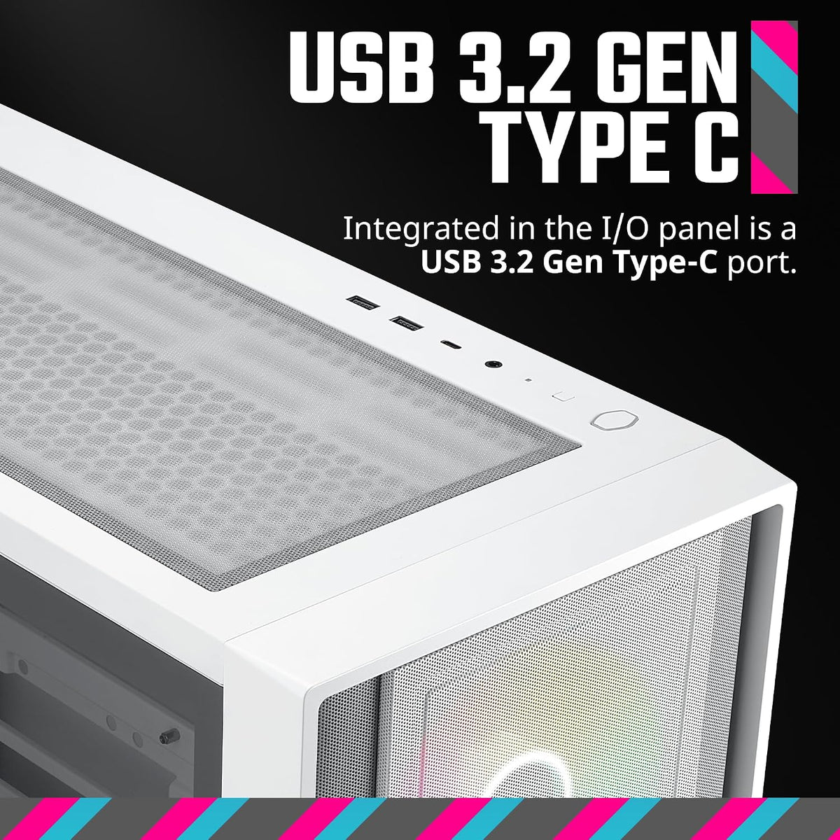 MasterBox 600 White Mid-Tower Case