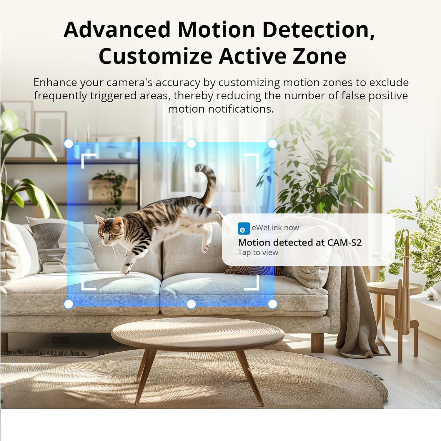 SONOFF Indoor Home Security Camera With Human And Motion Detection, Pet Camera, Baby Monitor With Au