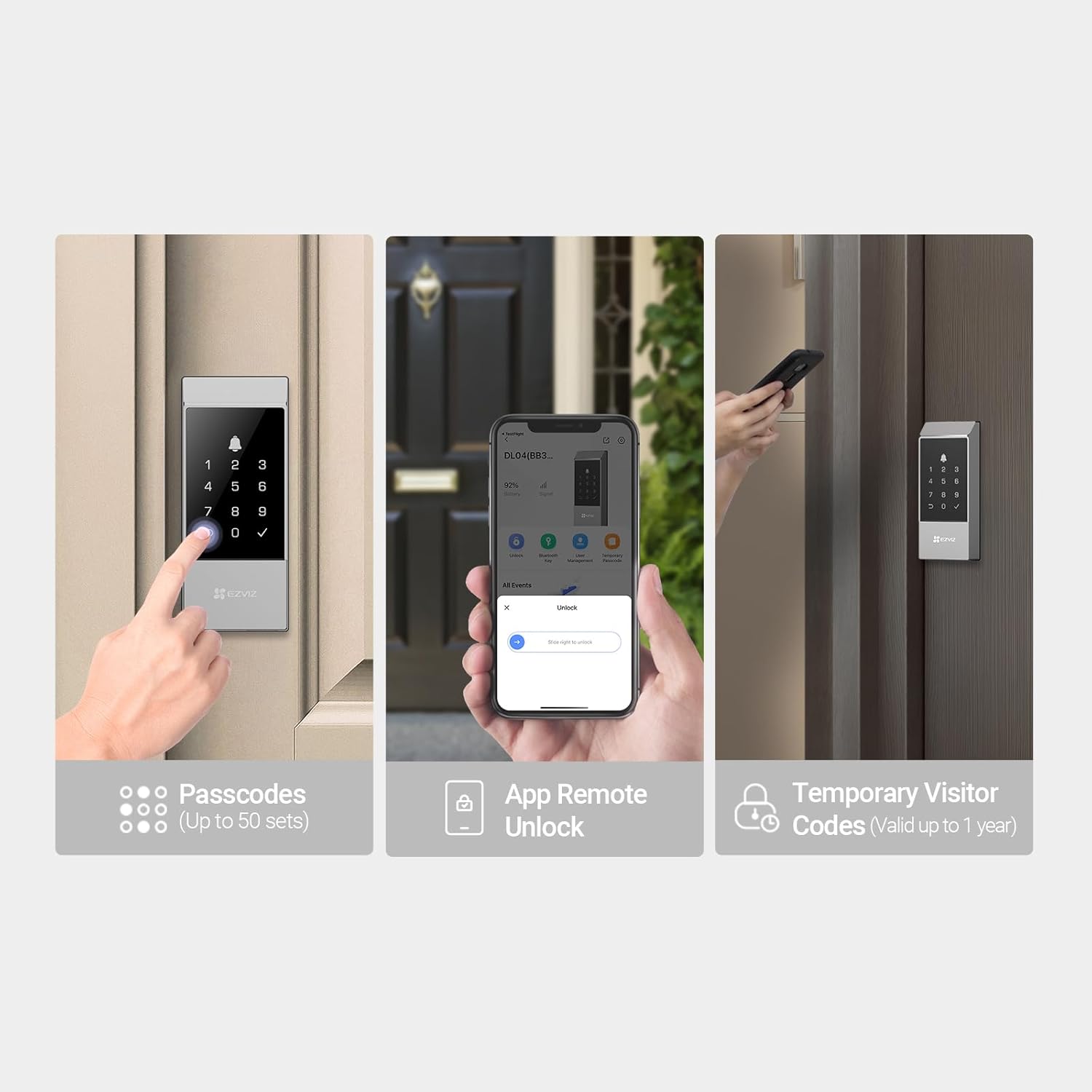 EZVIZ DL04 Smart Lock with Multi-Method Keyless Entry