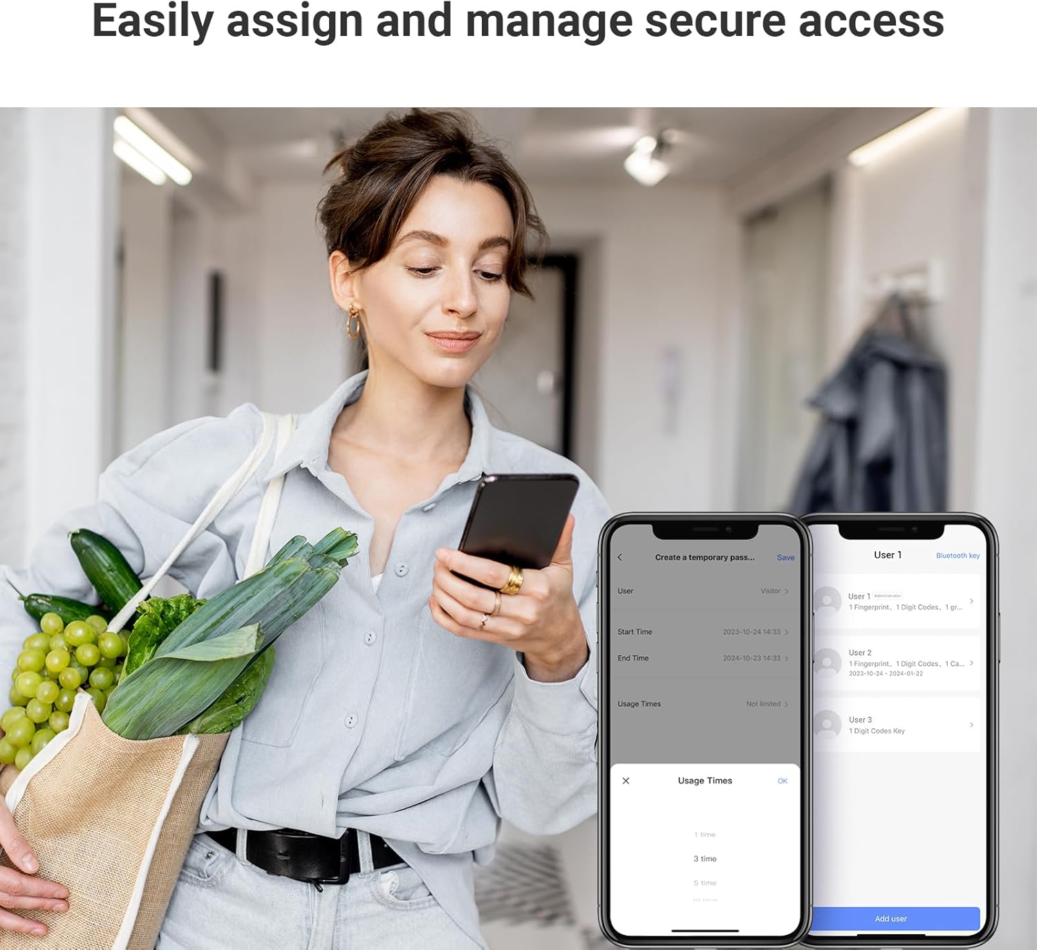 EZVIZ DL04 Smart Lock with Multi-Method Keyless Entry