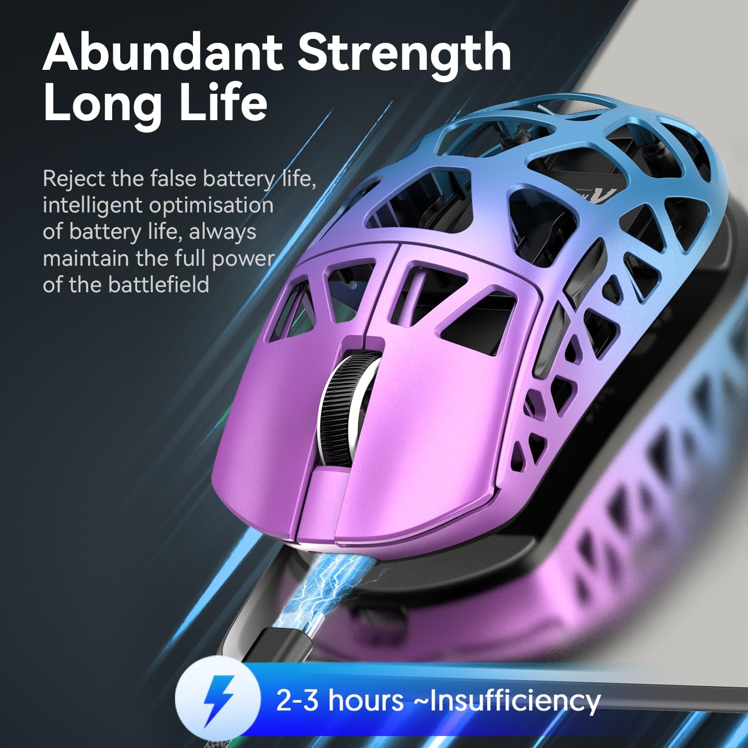 Attack Shark R3 46g Superlight Magnesium Alloy Wireless Gaming Mouse, BT/2.4Ghz/Wired Computer Mouse, 8000Hz Wire