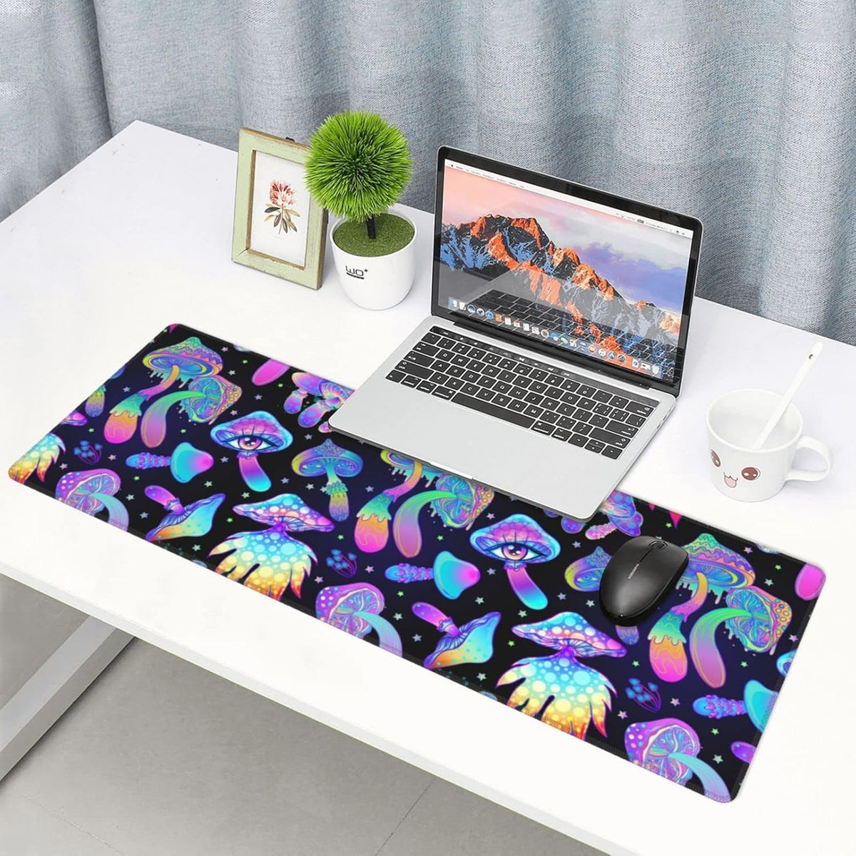 Gaming Mousepad 30 × 70 cm Mushroom