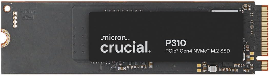 Crucial P310 1TB 2280 PCIe Gen4 3D NAND NVMe M.2 SSD – Up to 7,100 MB/s – Shift up to Gen4 – Interna