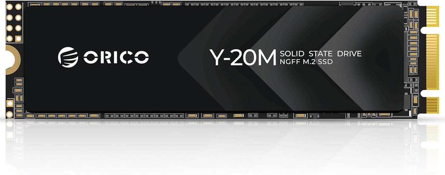 ORICO 1TB M.2 2280 SATA SSD, SATA III 6Gbps M2 SSD with B+M Key, 500MB/s Internal Solid State Drive
