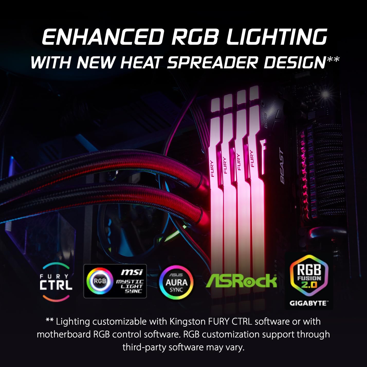 Kingston Fury Beast RGB 32GB DDR5 6000MT/s