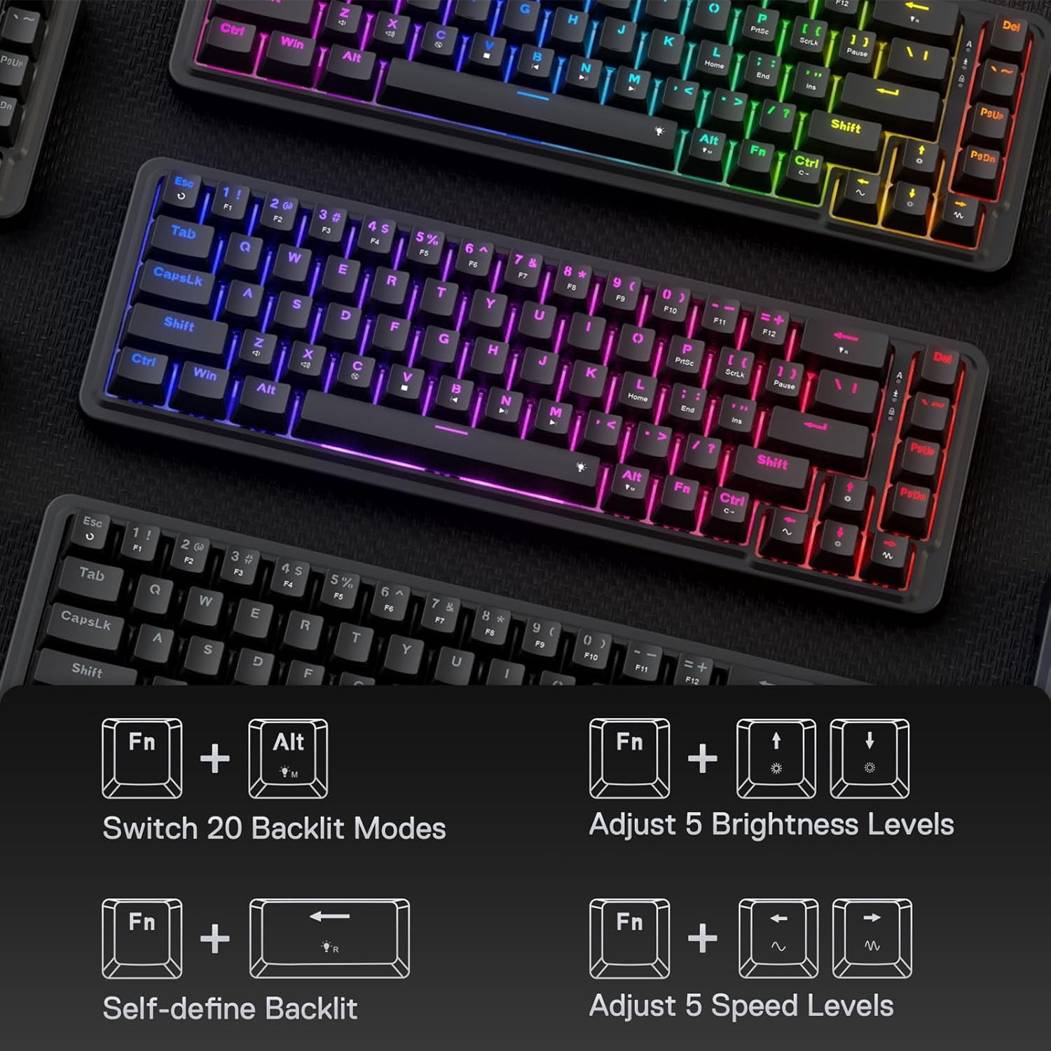 Redragon K709 65% Wired RGB Keyboard