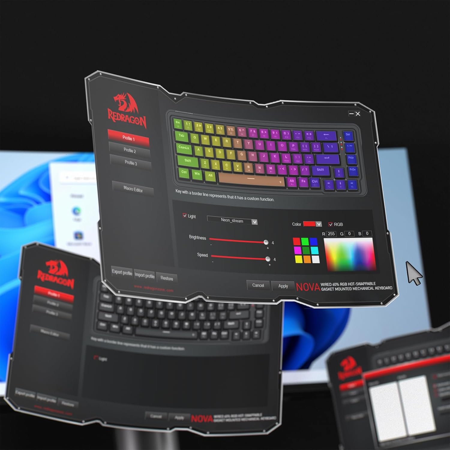 Redragon K709 65% Wired RGB Keyboard
