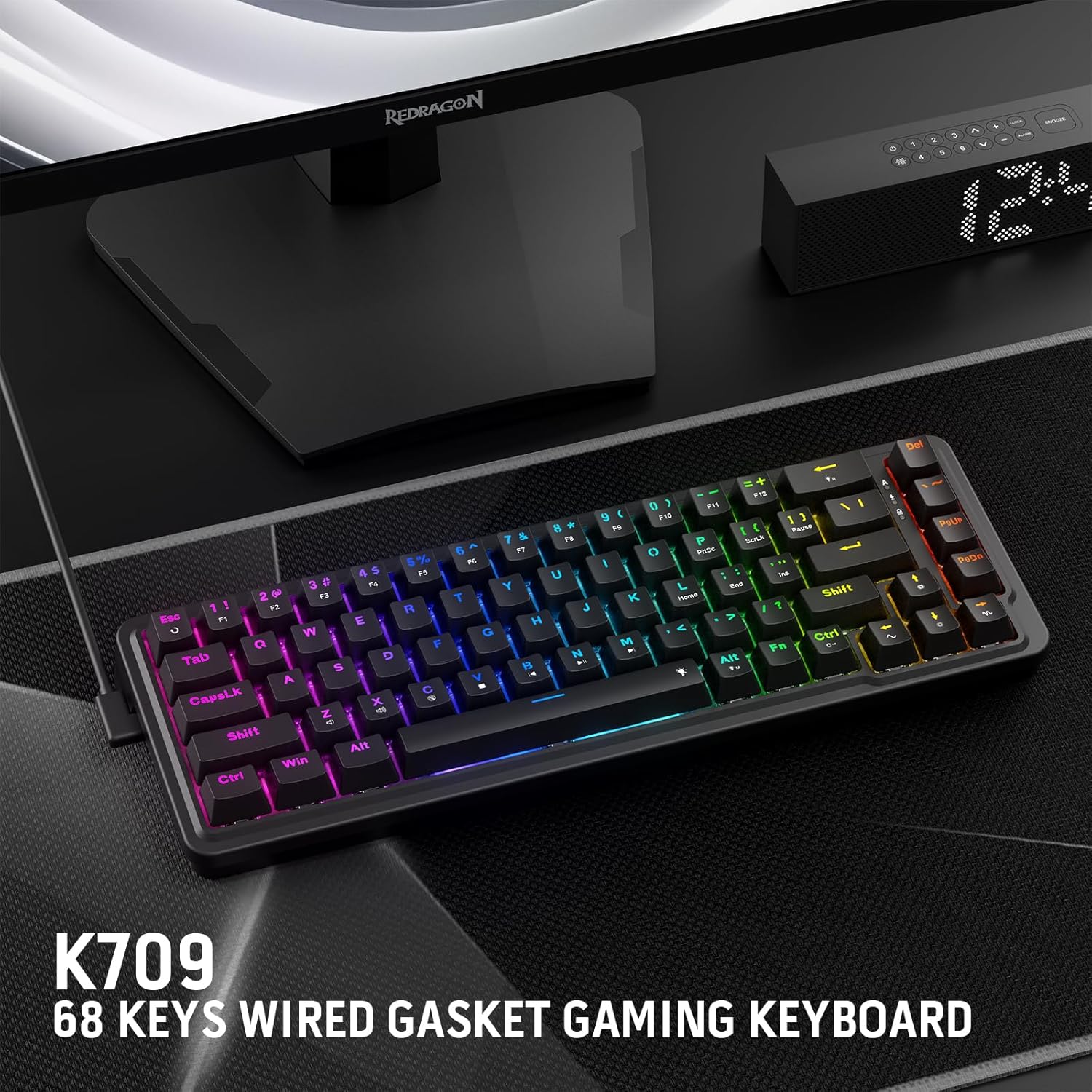 Redragon K709 65% Wired RGB Keyboard