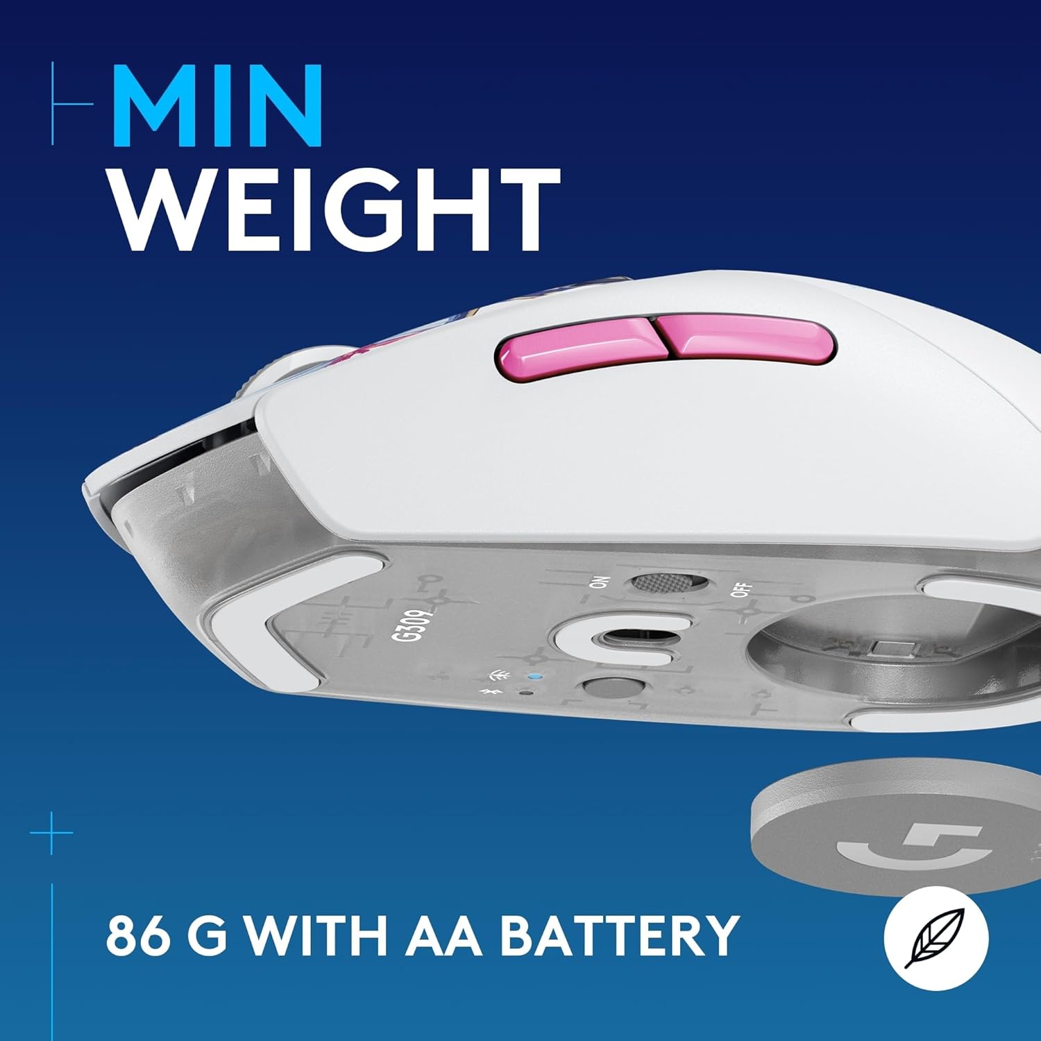 Logitech G309 Kamisato Ayaka Wireless Mouse